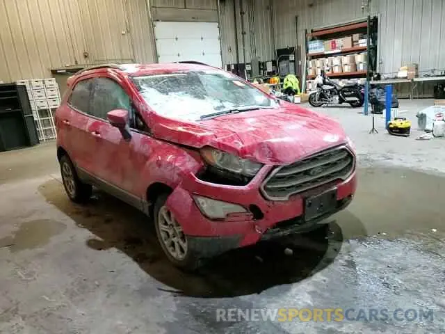 12 fotografías del automóvil dañado MAJ6S3GL2LC350793 FORD ECOSPORT 2020