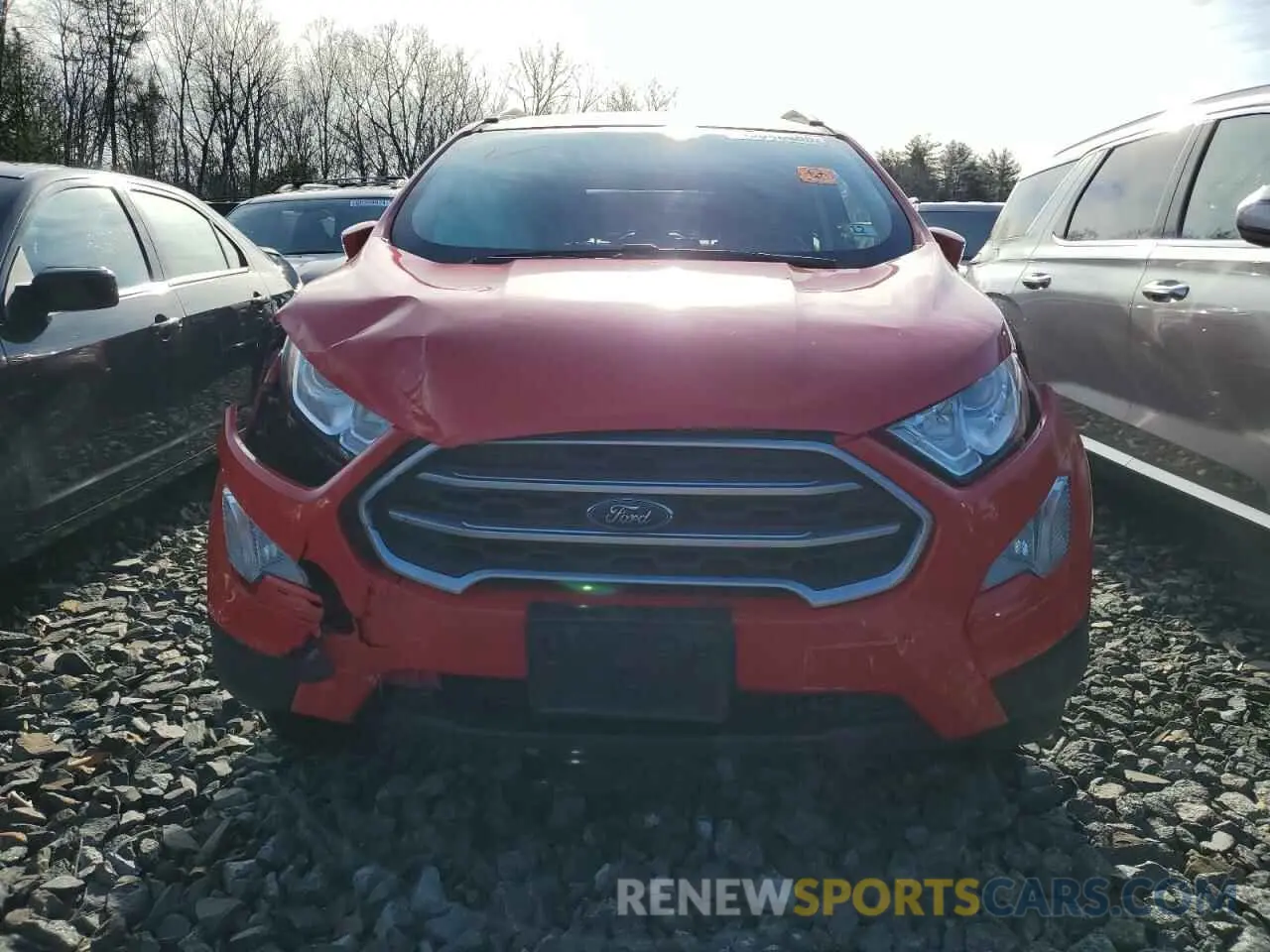 5 fotografías del automóvil dañado MAJ6S3GL2LC350793 FORD ECOSPORT 2020