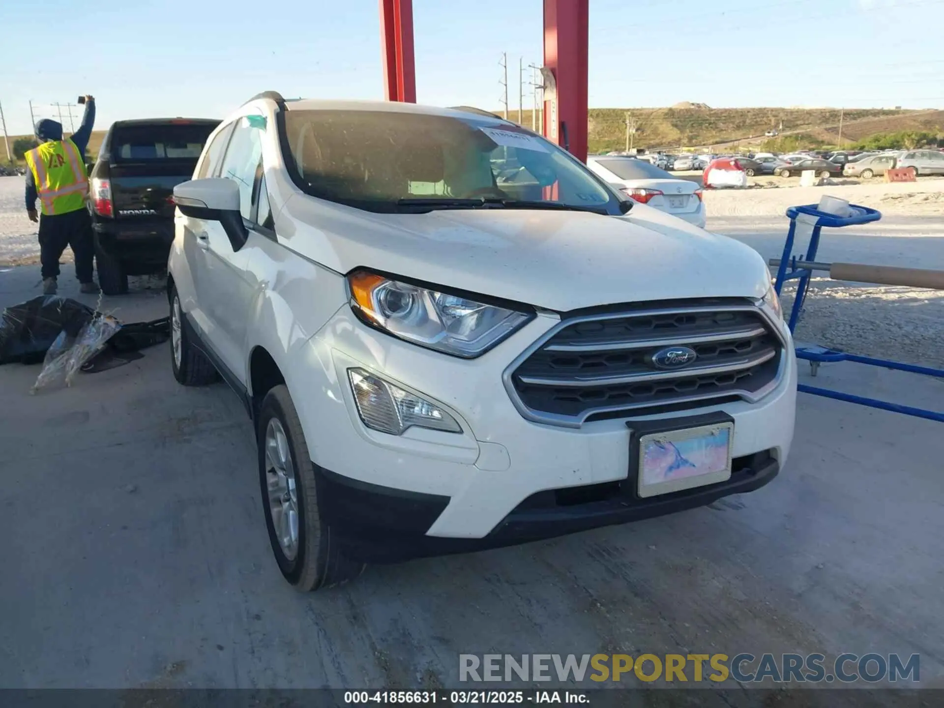 1 fotografías del automóvil dañado MAJ6S3GL2LC356271 FORD ECOSPORT 2020