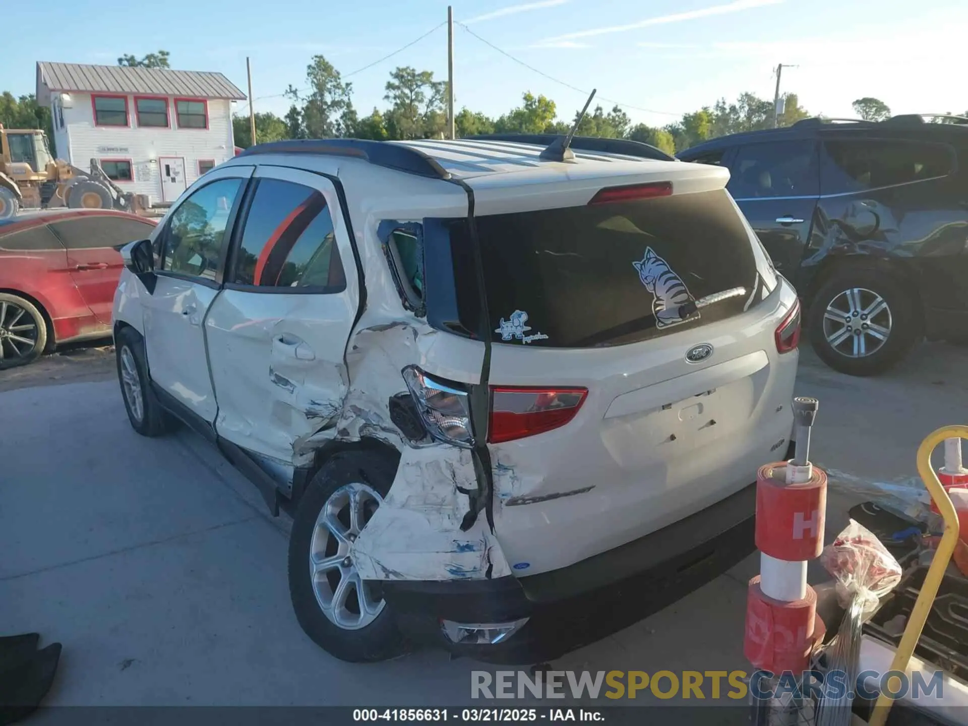 3 fotografías del automóvil dañado MAJ6S3GL2LC356271 FORD ECOSPORT 2020