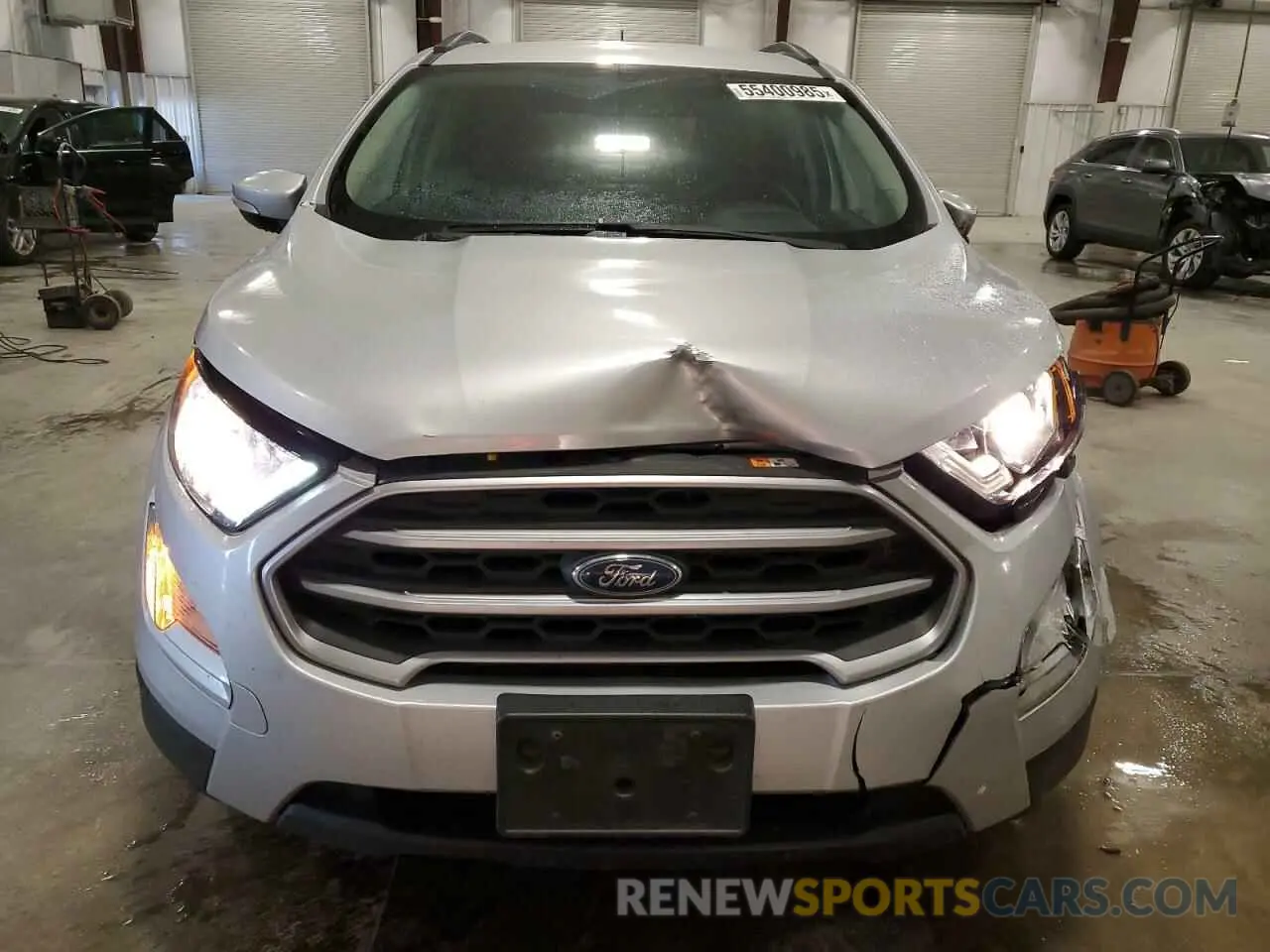 5 fotografías del automóvil dañado MAJ6S3GL3LC347689 FORD ECOSPORT 2020