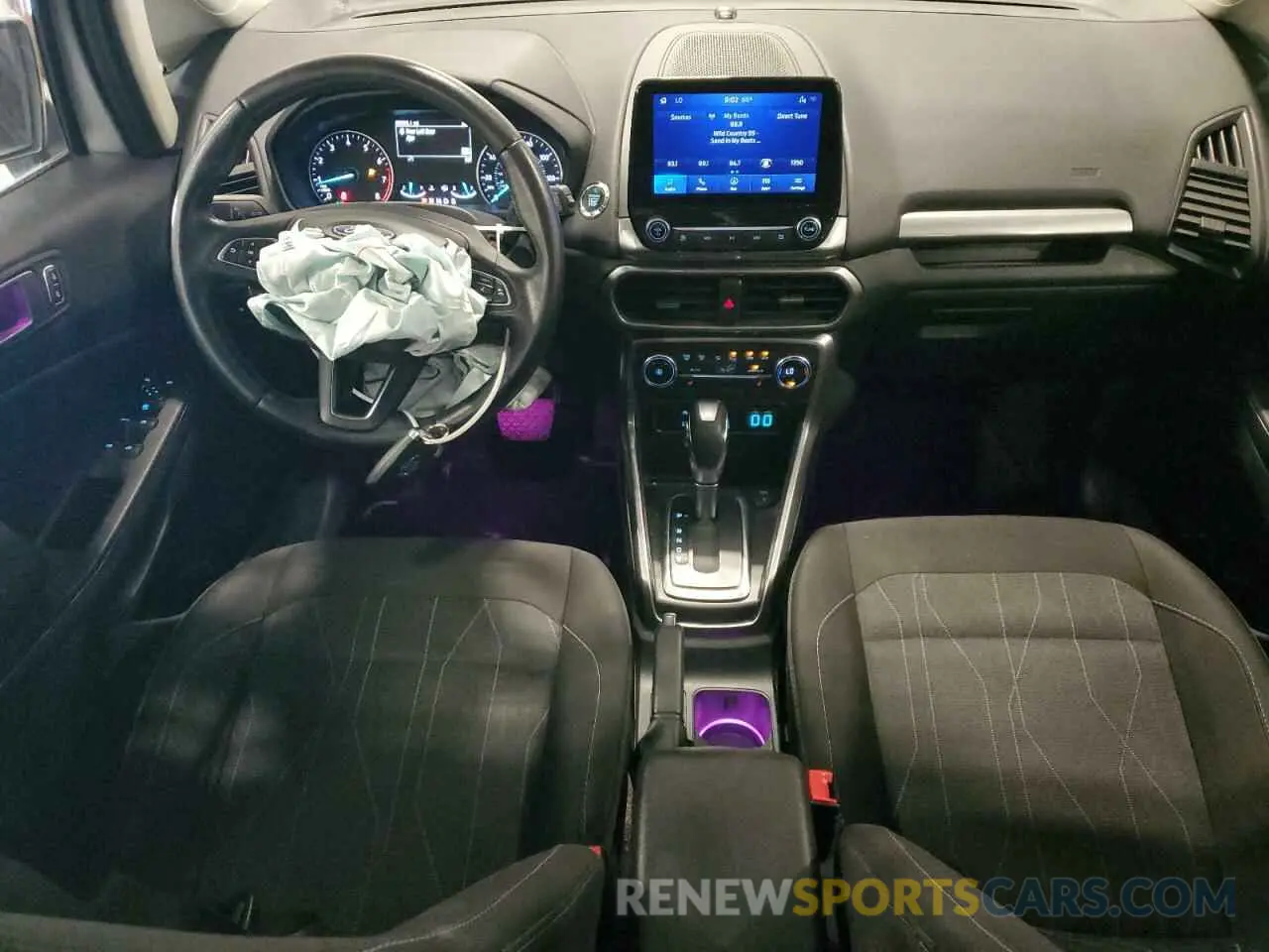 8 fotografías del automóvil dañado MAJ6S3GL3LC347689 FORD ECOSPORT 2020