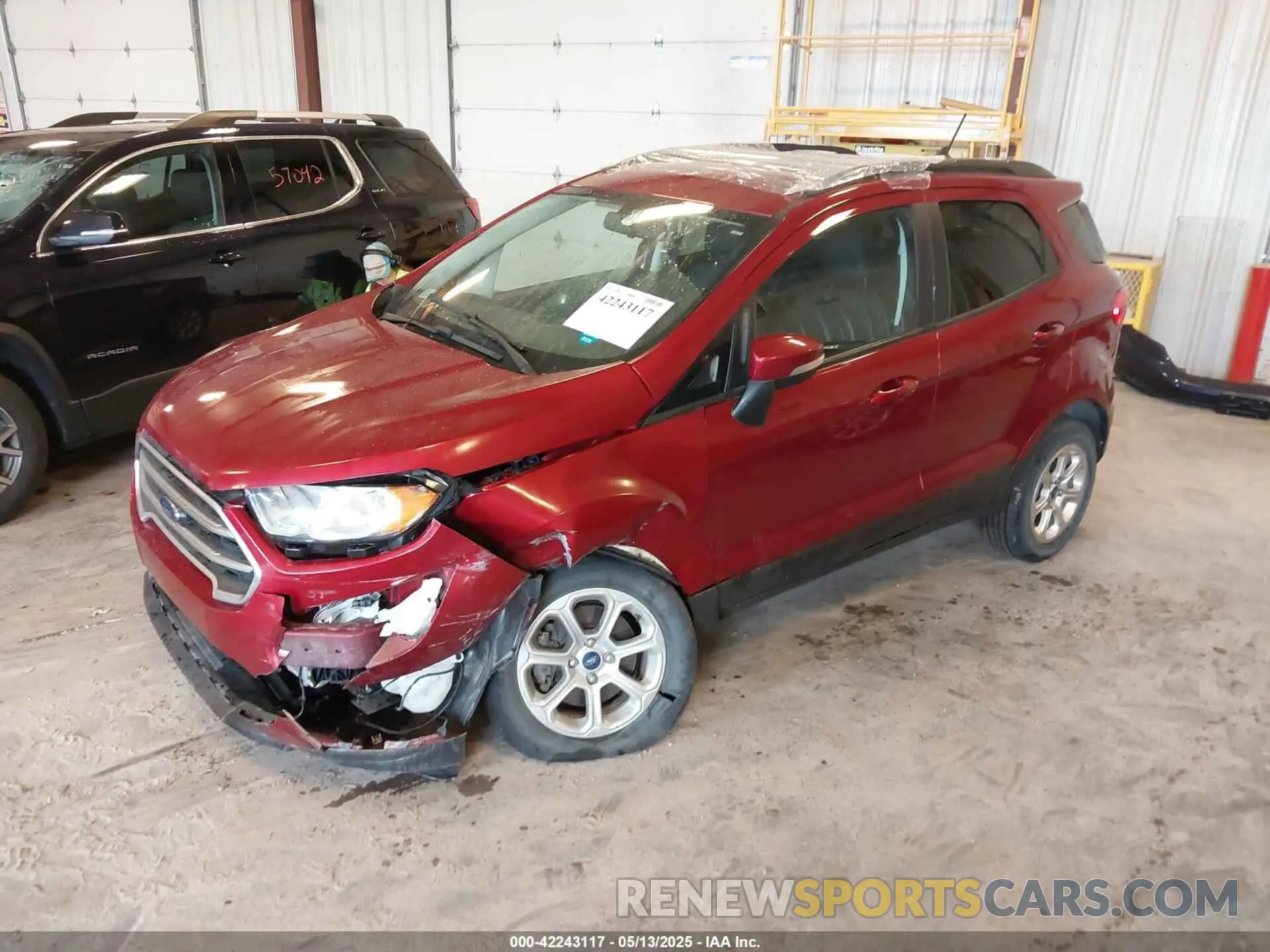 2 fotografías del automóvil dañado MAJ6S3GL3LC352424 FORD ECOSPORT 2020