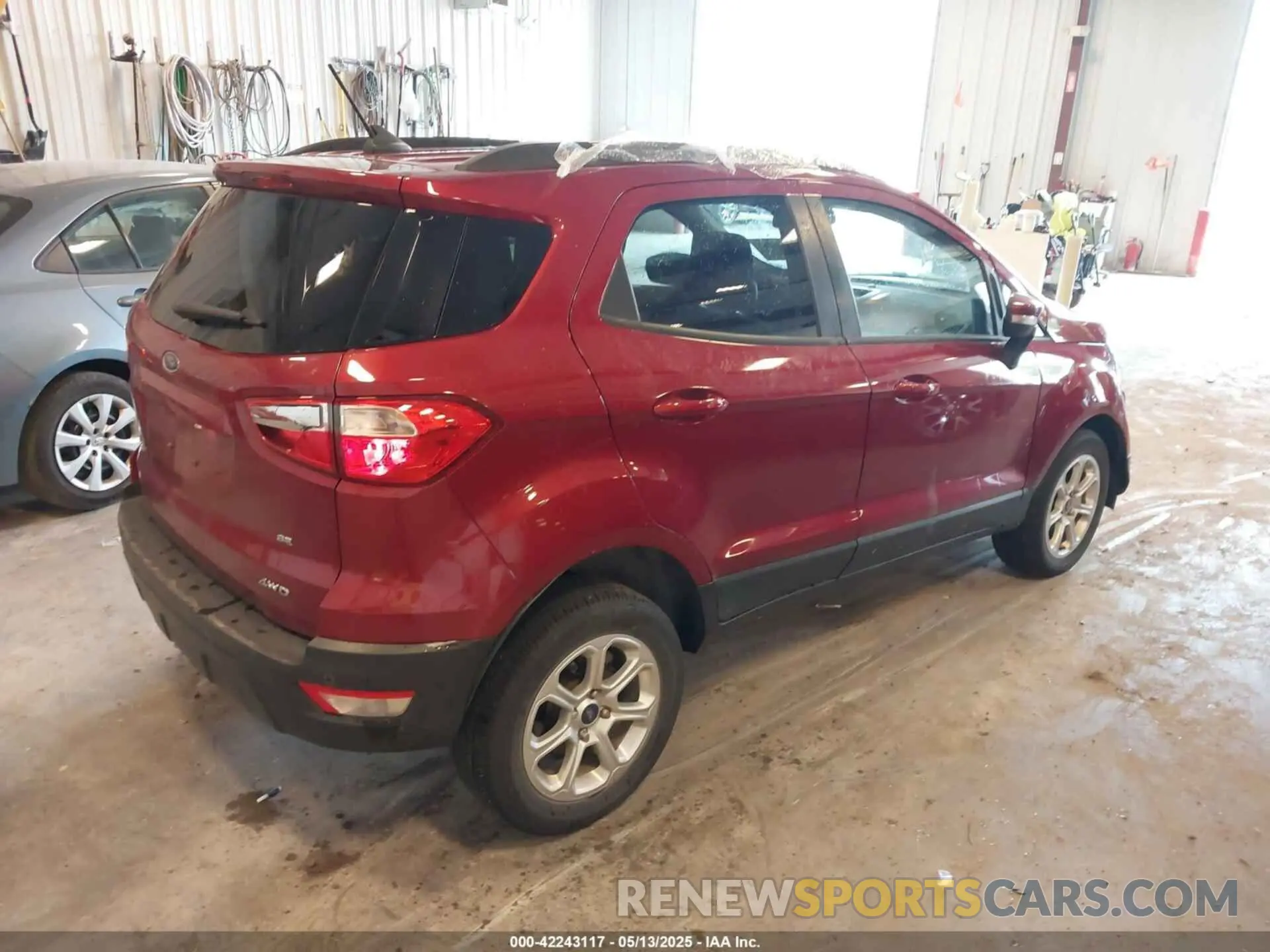 4 fotografías del automóvil dañado MAJ6S3GL3LC352424 FORD ECOSPORT 2020