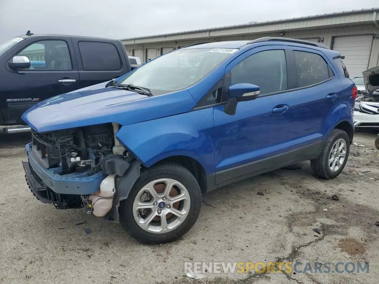 1 fotografías del automóvil dañado MAJ6S3GL3LC353590 FORD ECOSPORT 2020