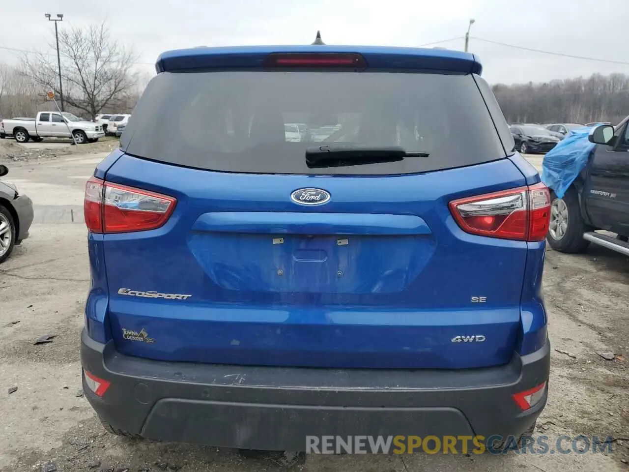 6 fotografías del automóvil dañado MAJ6S3GL3LC353590 FORD ECOSPORT 2020