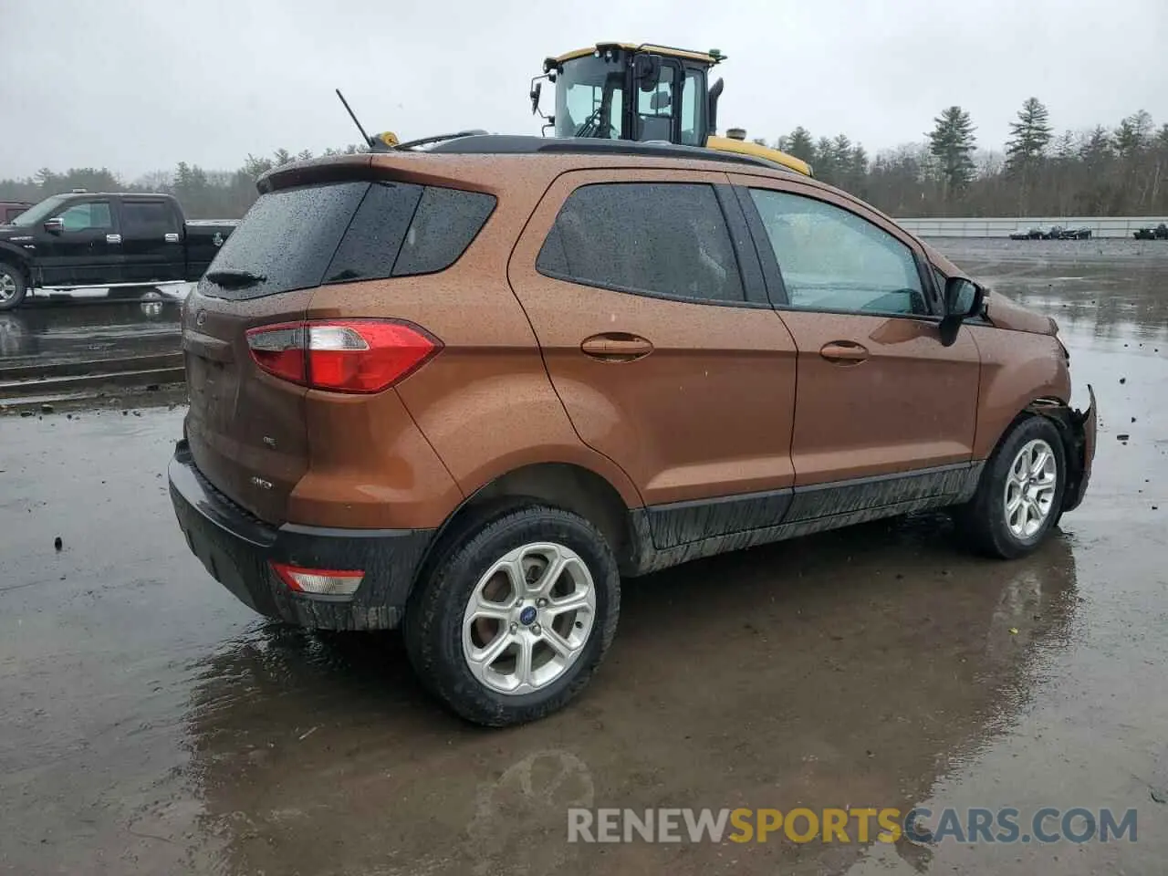 3 fotografías del automóvil dañado MAJ6S3GL3LC389036 FORD ECOSPORT 2020