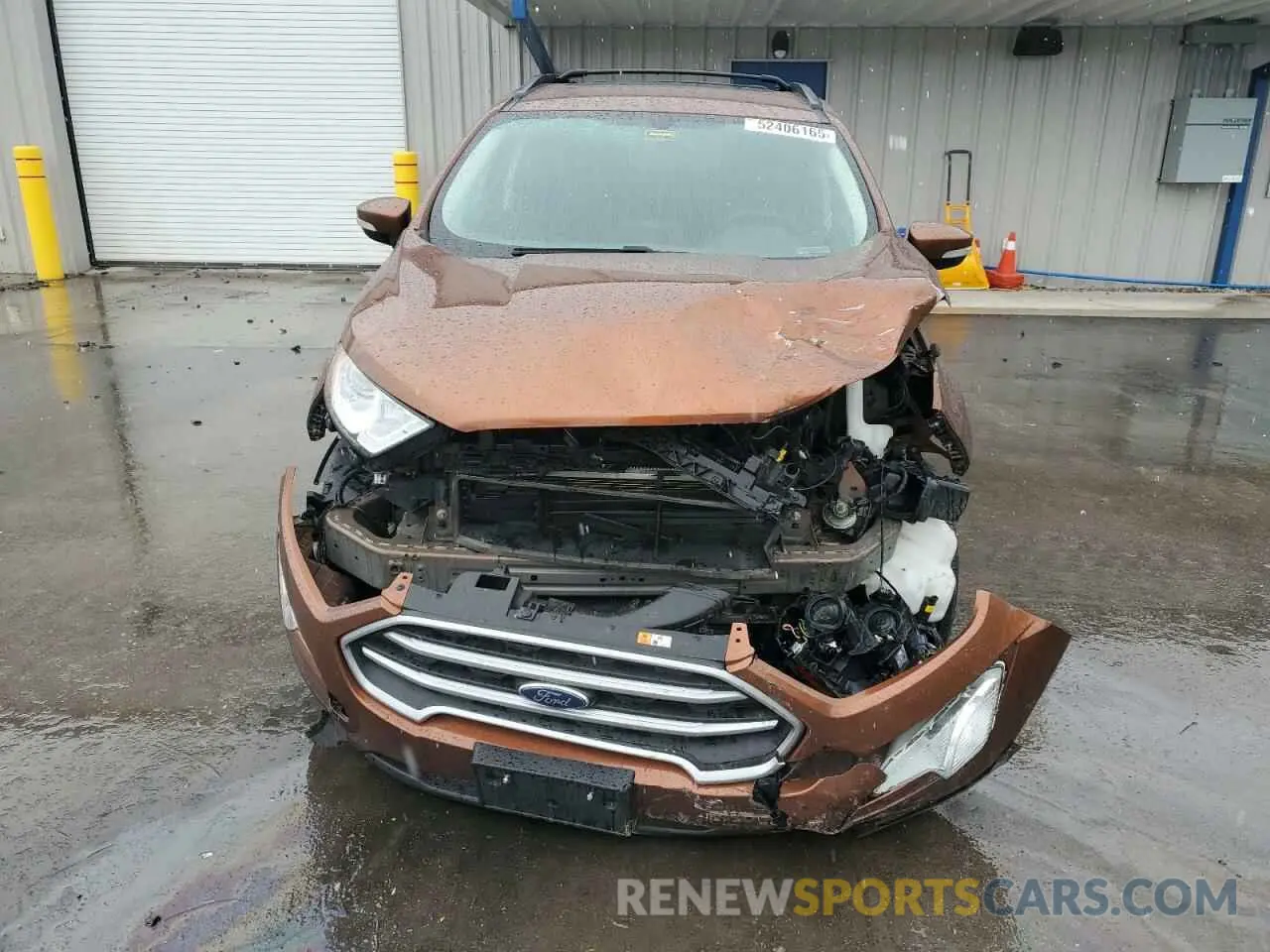5 fotografías del automóvil dañado MAJ6S3GL3LC389036 FORD ECOSPORT 2020