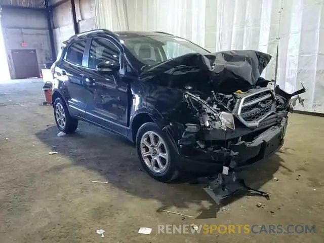 12 fotografías del automóvil dañado MAJ6S3GL4LC390244 FORD ECOSPORT 2020