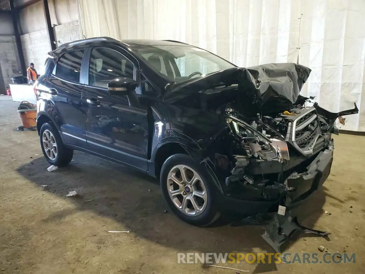 4 fotografías del automóvil dañado MAJ6S3GL4LC390244 FORD ECOSPORT 2020