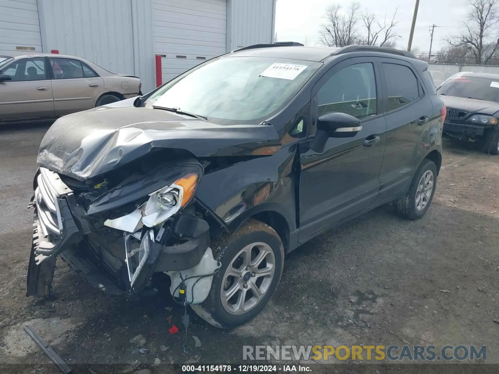 2 fotografías del automóvil dañado MAJ6S3GL5LC311521 FORD ECOSPORT 2020