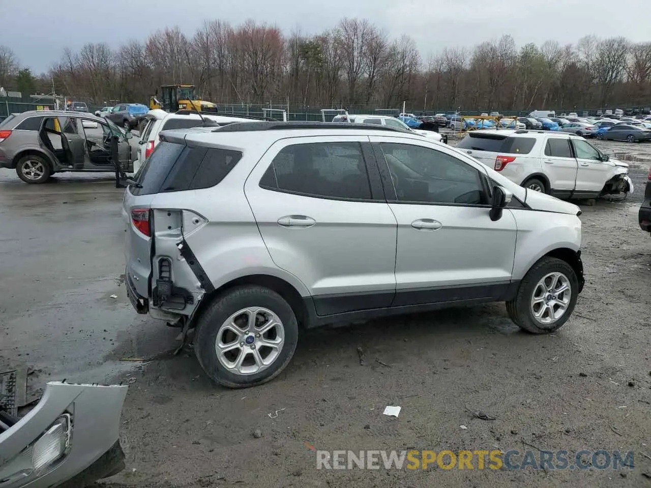 3 fotografías del automóvil dañado MAJ6S3GL5LC311955 FORD ECOSPORT 2020