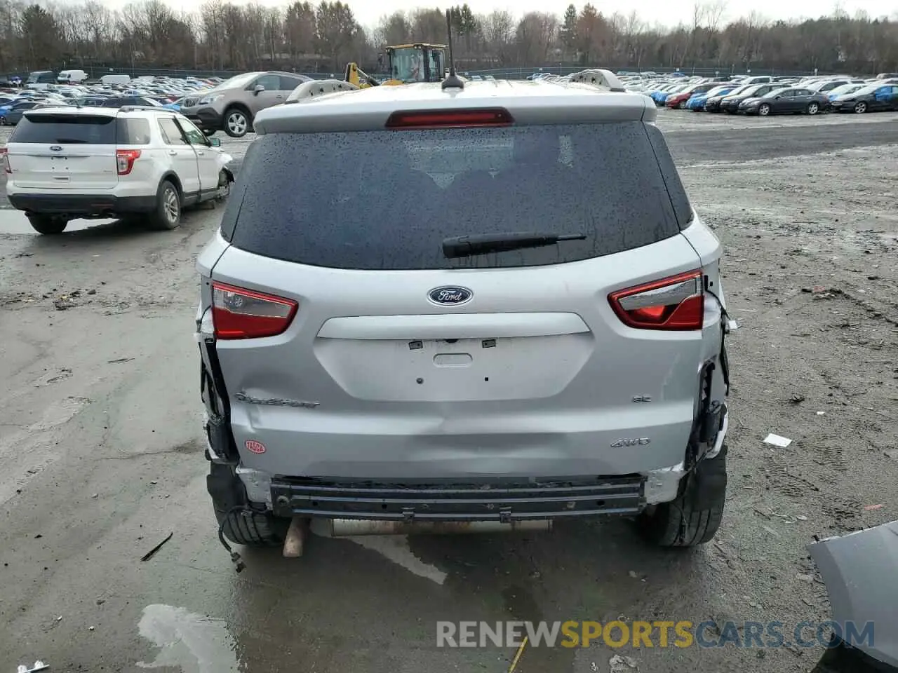 6 fotografías del automóvil dañado MAJ6S3GL5LC311955 FORD ECOSPORT 2020