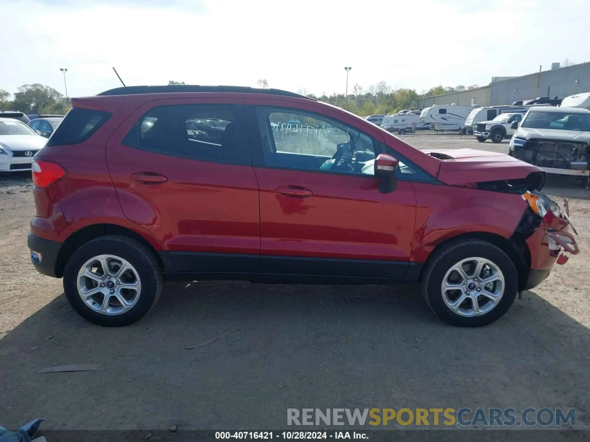 13 fotografías del automóvil dañado MAJ6S3GL5LC324432 FORD ECOSPORT 2020