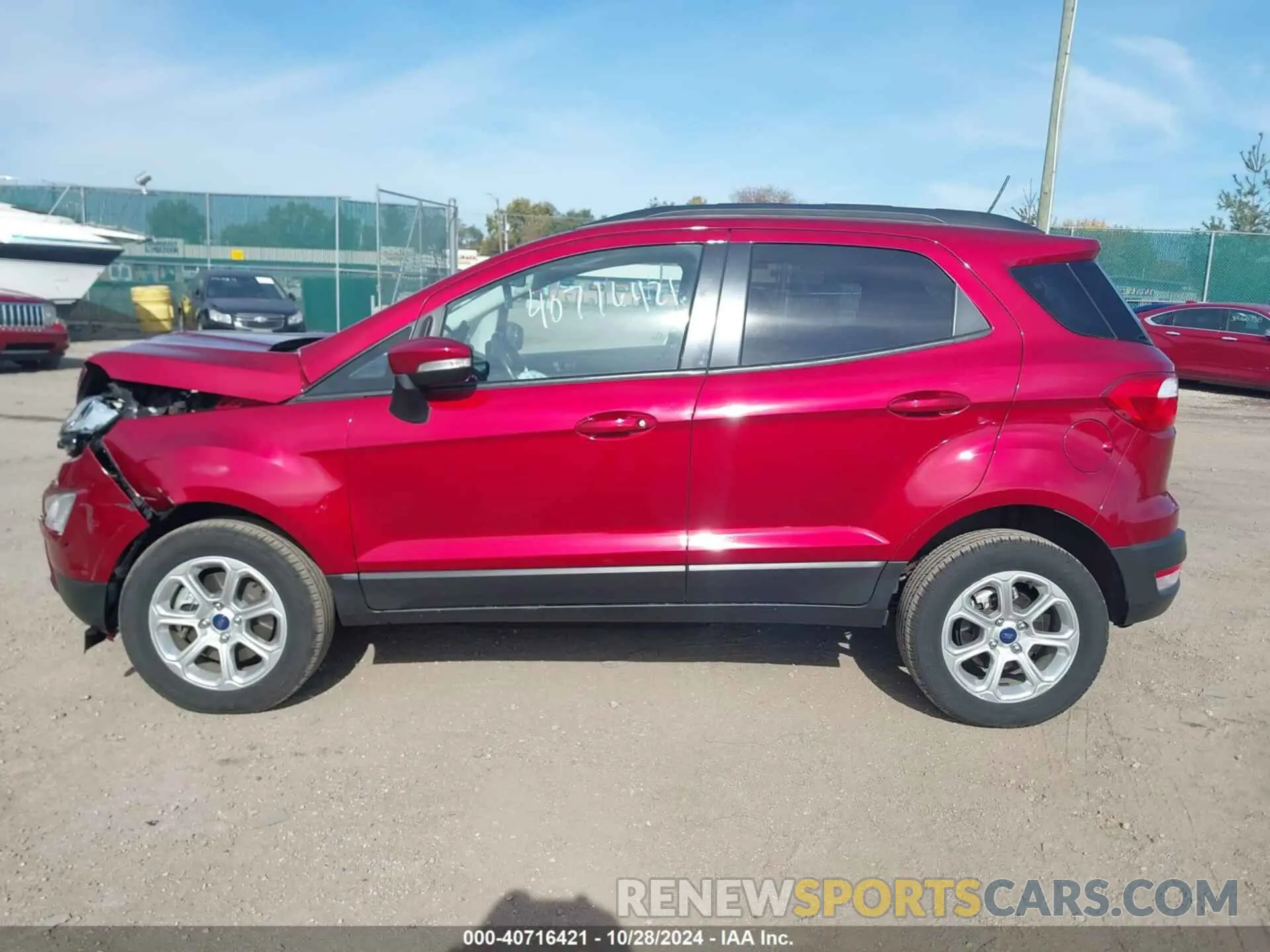 14 fotografías del automóvil dañado MAJ6S3GL5LC324432 FORD ECOSPORT 2020