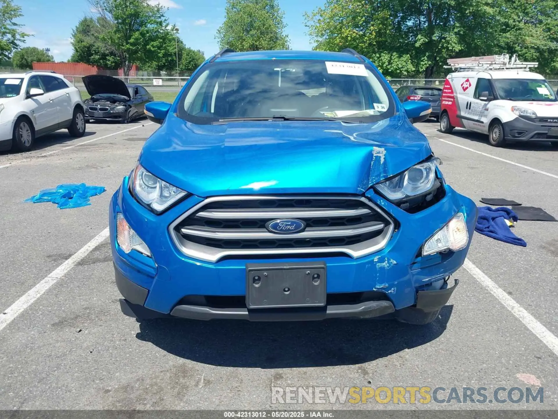 12 fotografías del automóvil dañado MAJ6S3GL5LC336693 FORD ECOSPORT 2020
