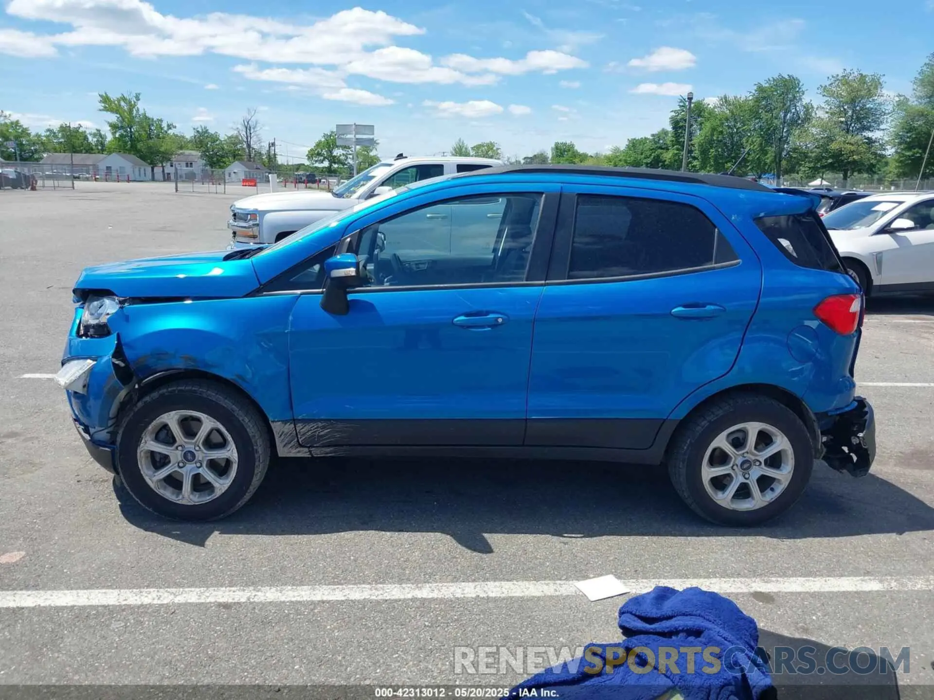 14 fotografías del automóvil dañado MAJ6S3GL5LC336693 FORD ECOSPORT 2020