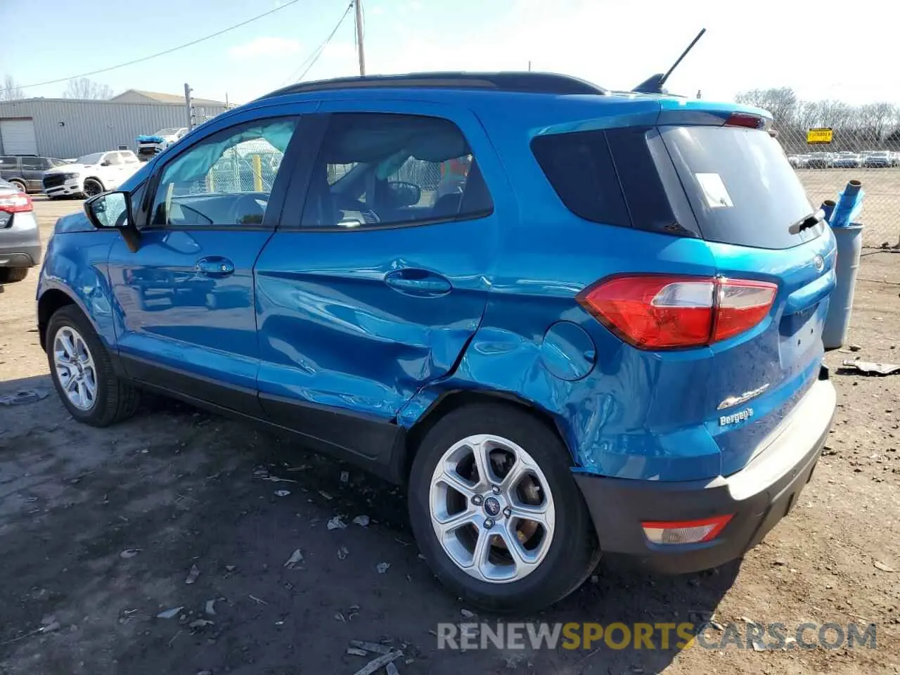2 fotografías del automóvil dañado MAJ6S3GL5LC336709 FORD ECOSPORT 2020
