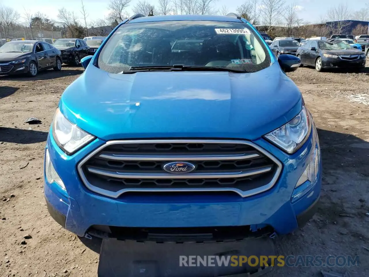 5 fotografías del automóvil dañado MAJ6S3GL5LC336709 FORD ECOSPORT 2020