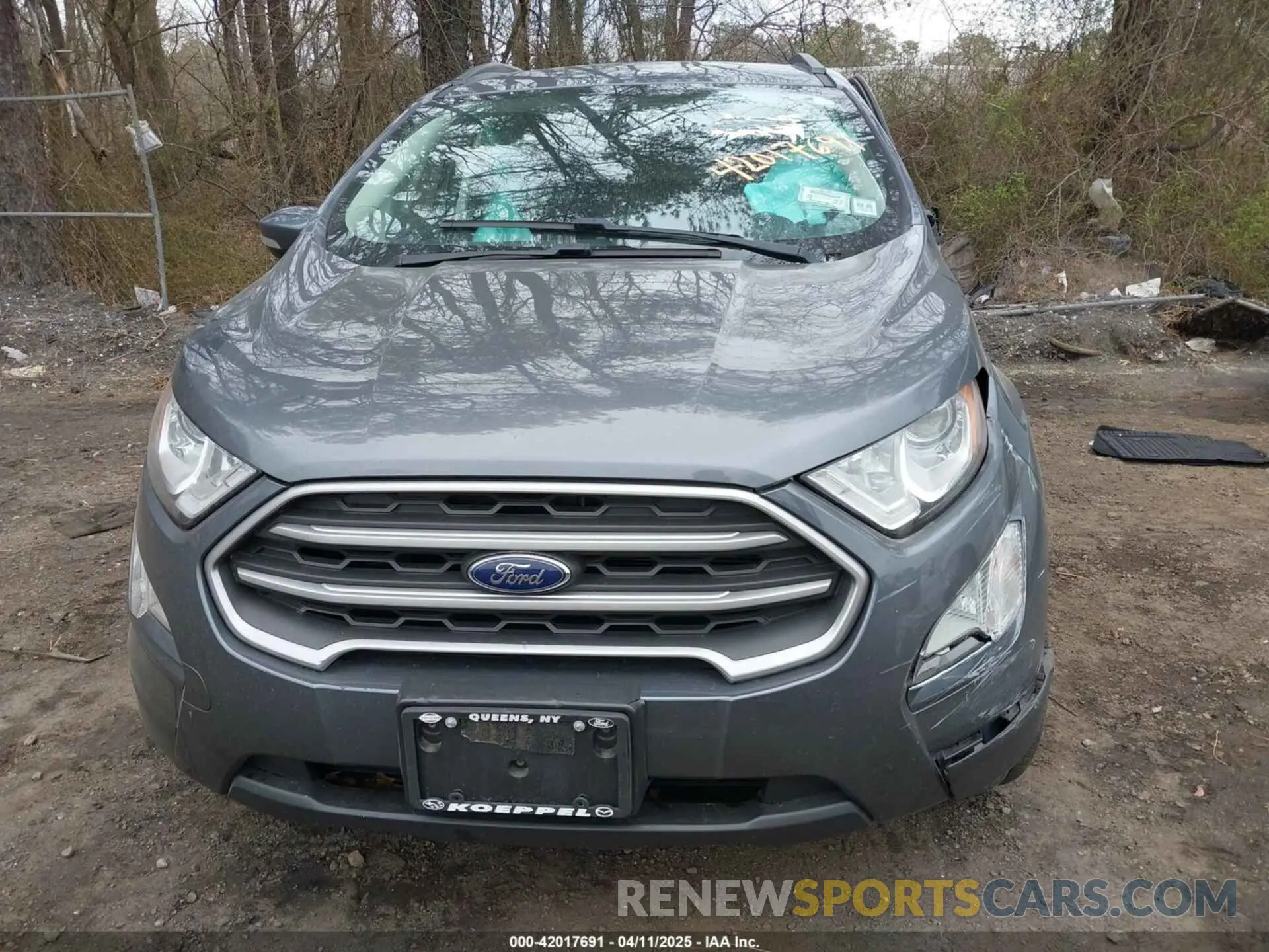 12 fotografías del automóvil dañado MAJ6S3GL5LC337987 FORD ECOSPORT 2020