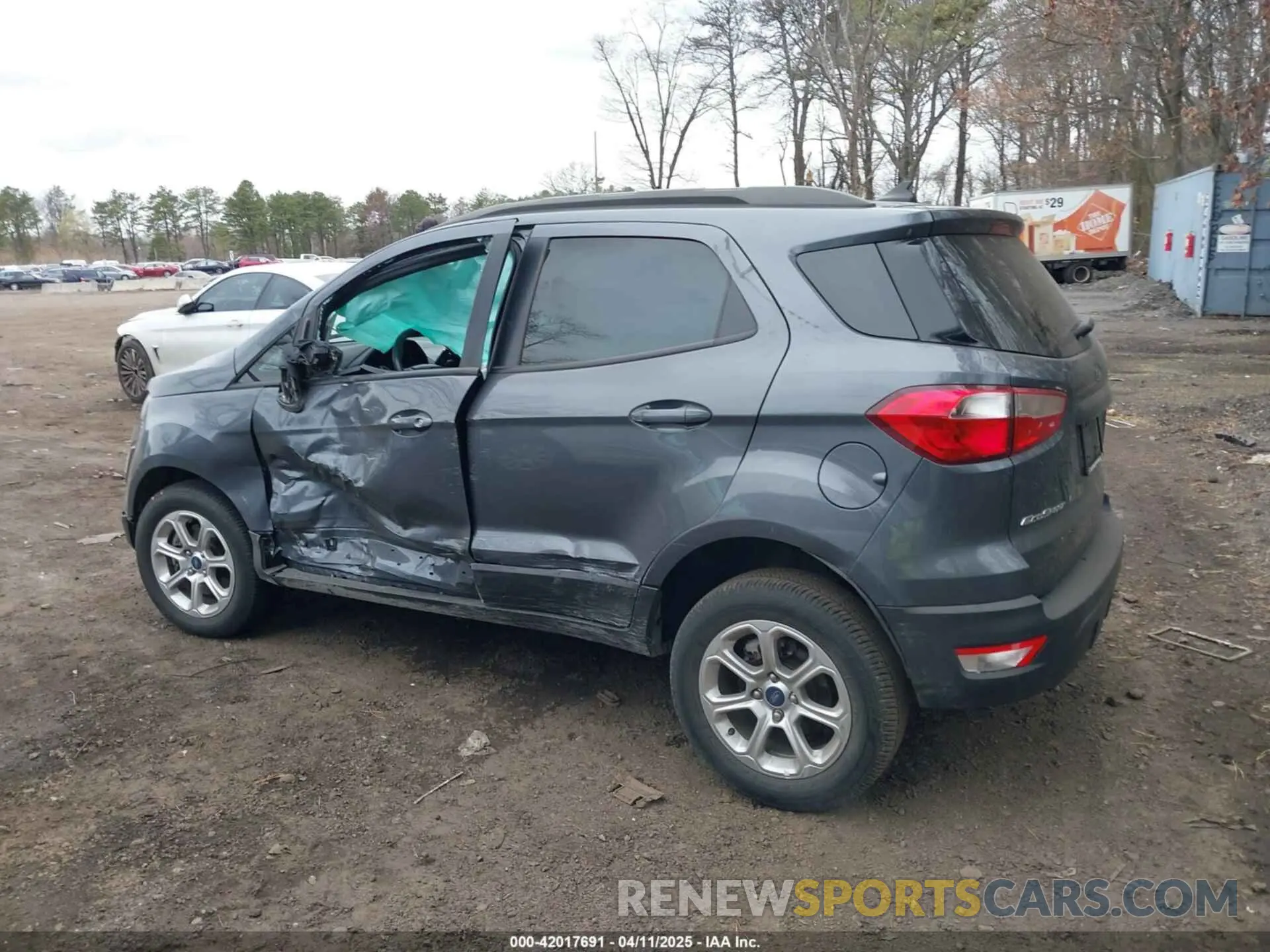 14 fotografías del automóvil dañado MAJ6S3GL5LC337987 FORD ECOSPORT 2020