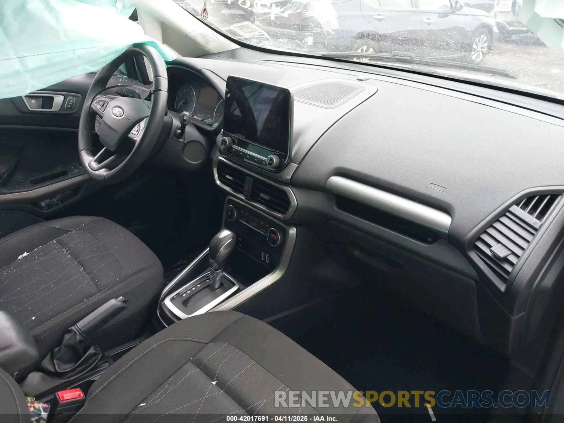 5 fotografías del automóvil dañado MAJ6S3GL5LC337987 FORD ECOSPORT 2020