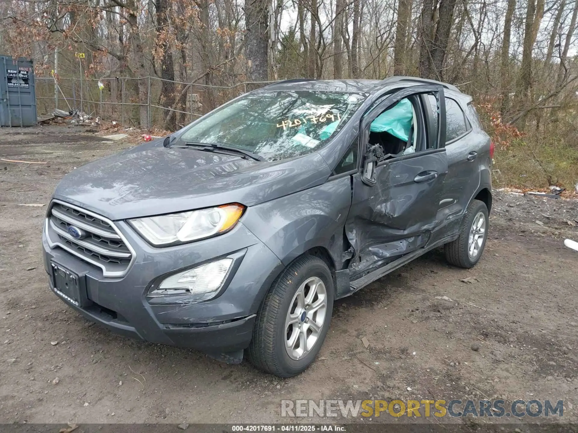 6 fotografías del automóvil dañado MAJ6S3GL5LC337987 FORD ECOSPORT 2020