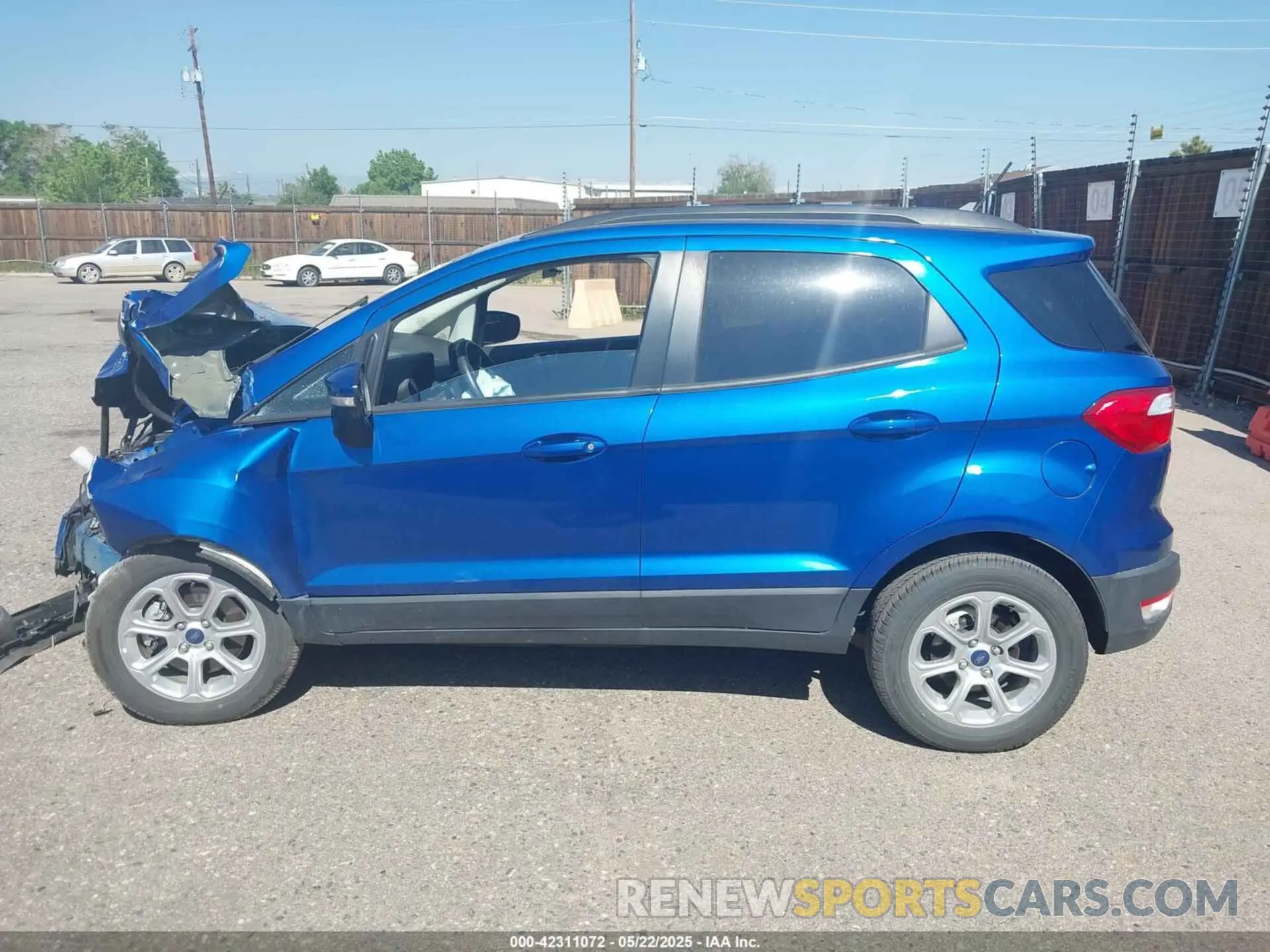 15 fotografías del automóvil dañado MAJ6S3GL6LC321572 FORD ECOSPORT 2020