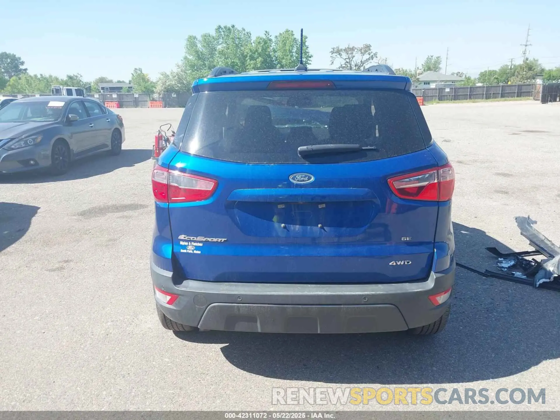 17 fotografías del automóvil dañado MAJ6S3GL6LC321572 FORD ECOSPORT 2020