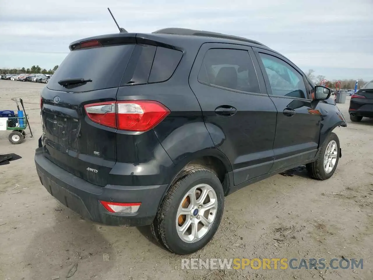 3 fotografías del automóvil dañado MAJ6S3GL6LC327856 FORD ECOSPORT 2020