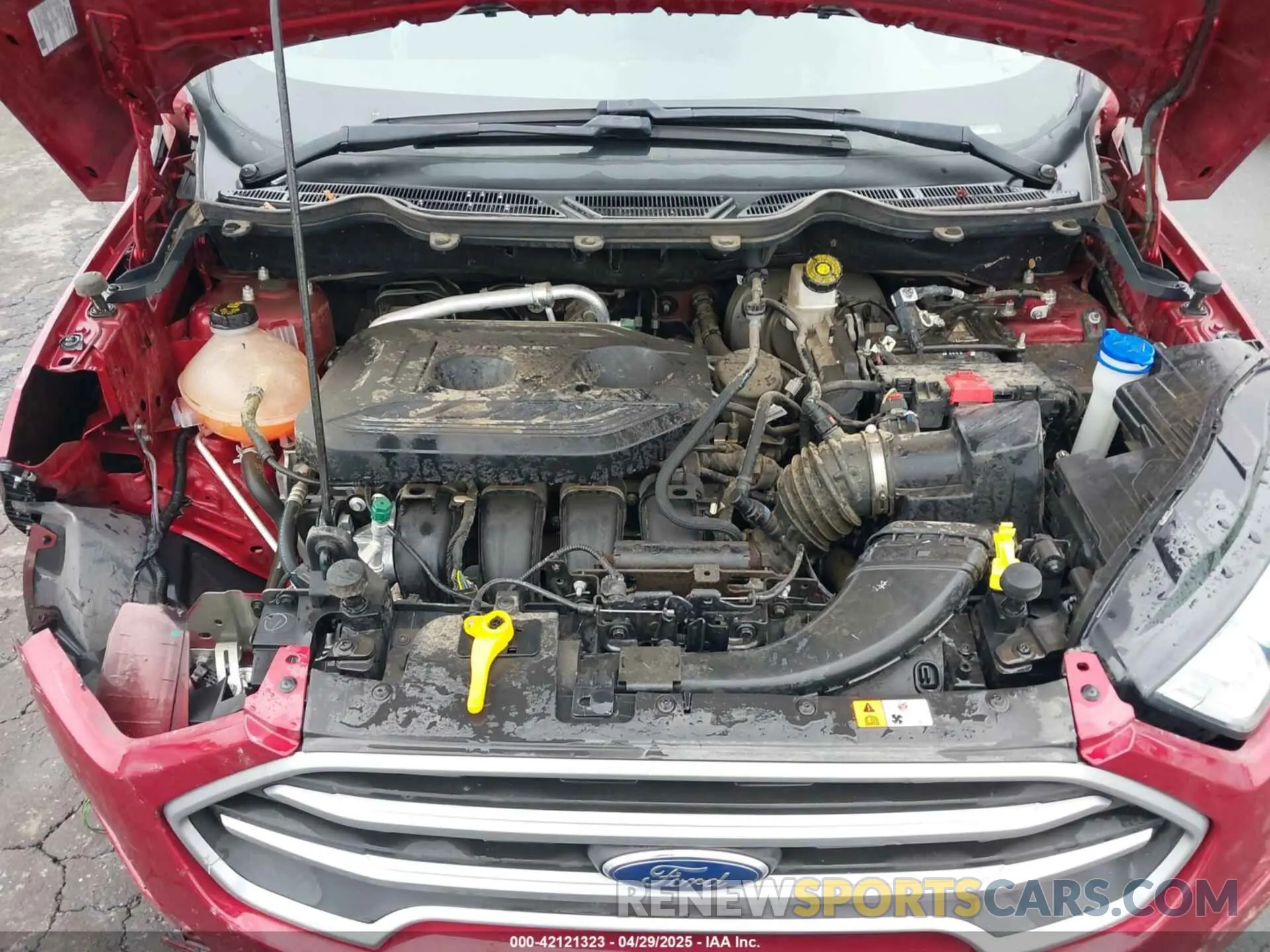 10 fotografías del automóvil dañado MAJ6S3GL6LC356600 FORD ECOSPORT 2020
