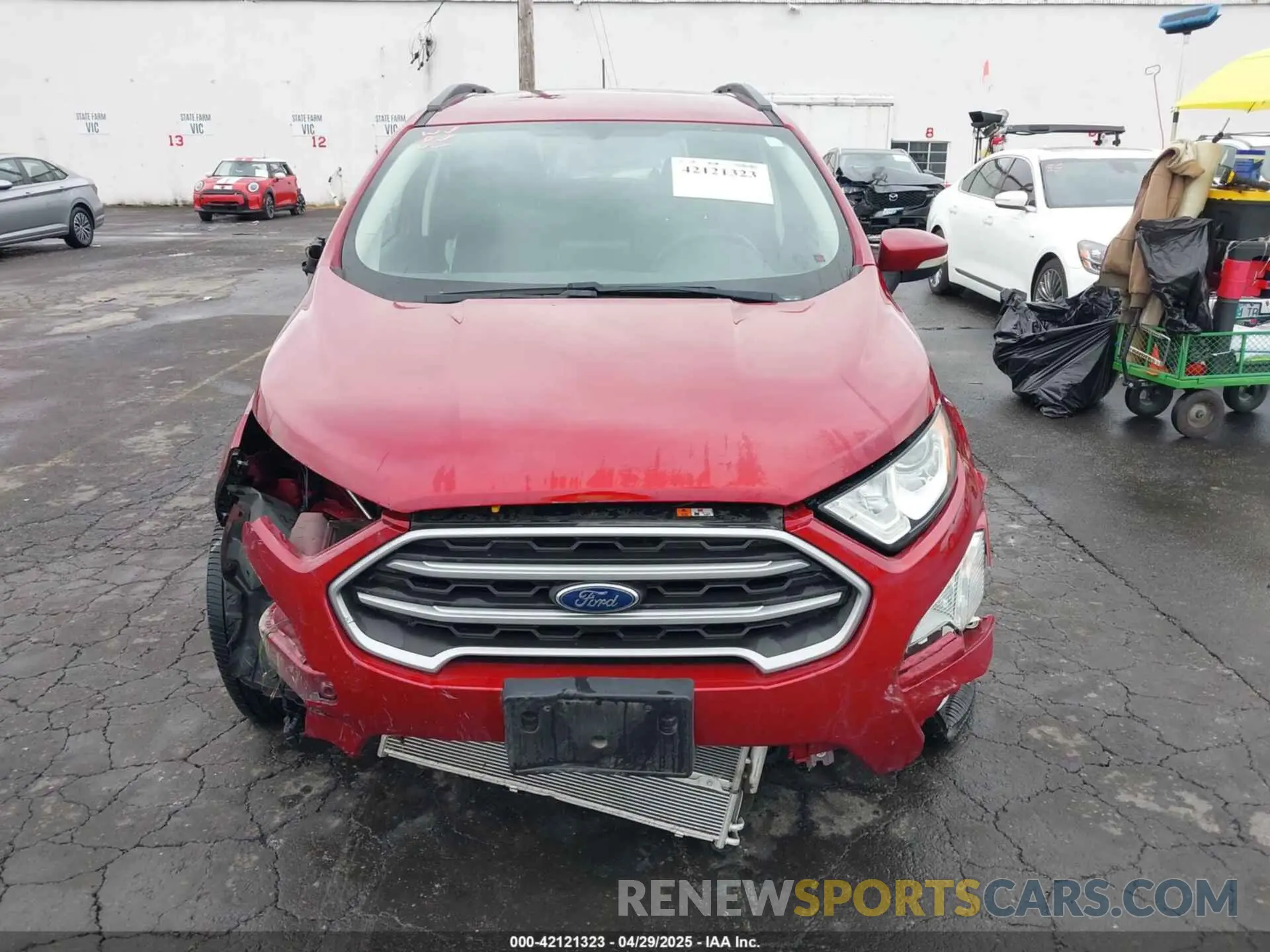 12 fotografías del automóvil dañado MAJ6S3GL6LC356600 FORD ECOSPORT 2020