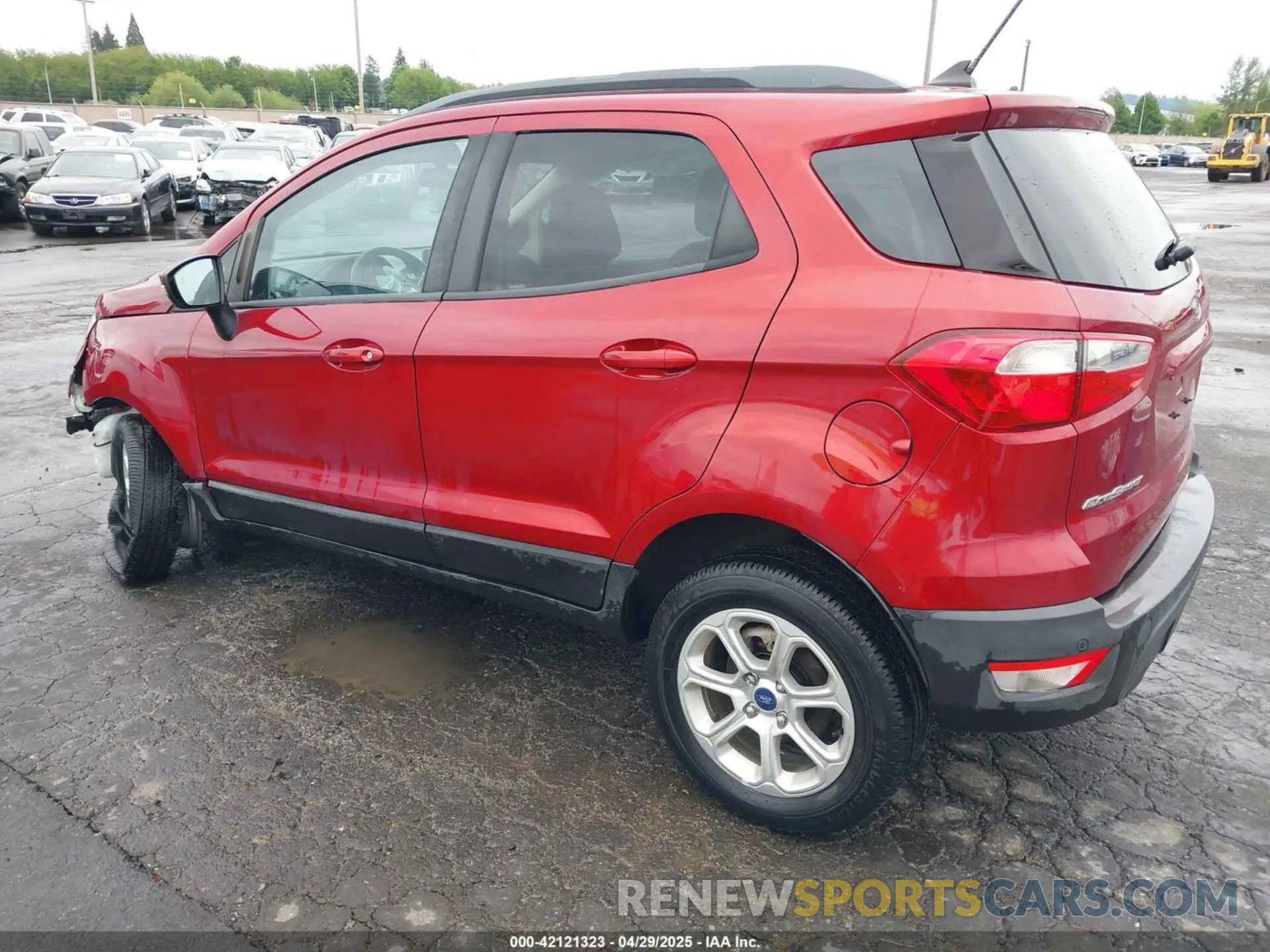 3 fotografías del automóvil dañado MAJ6S3GL6LC356600 FORD ECOSPORT 2020