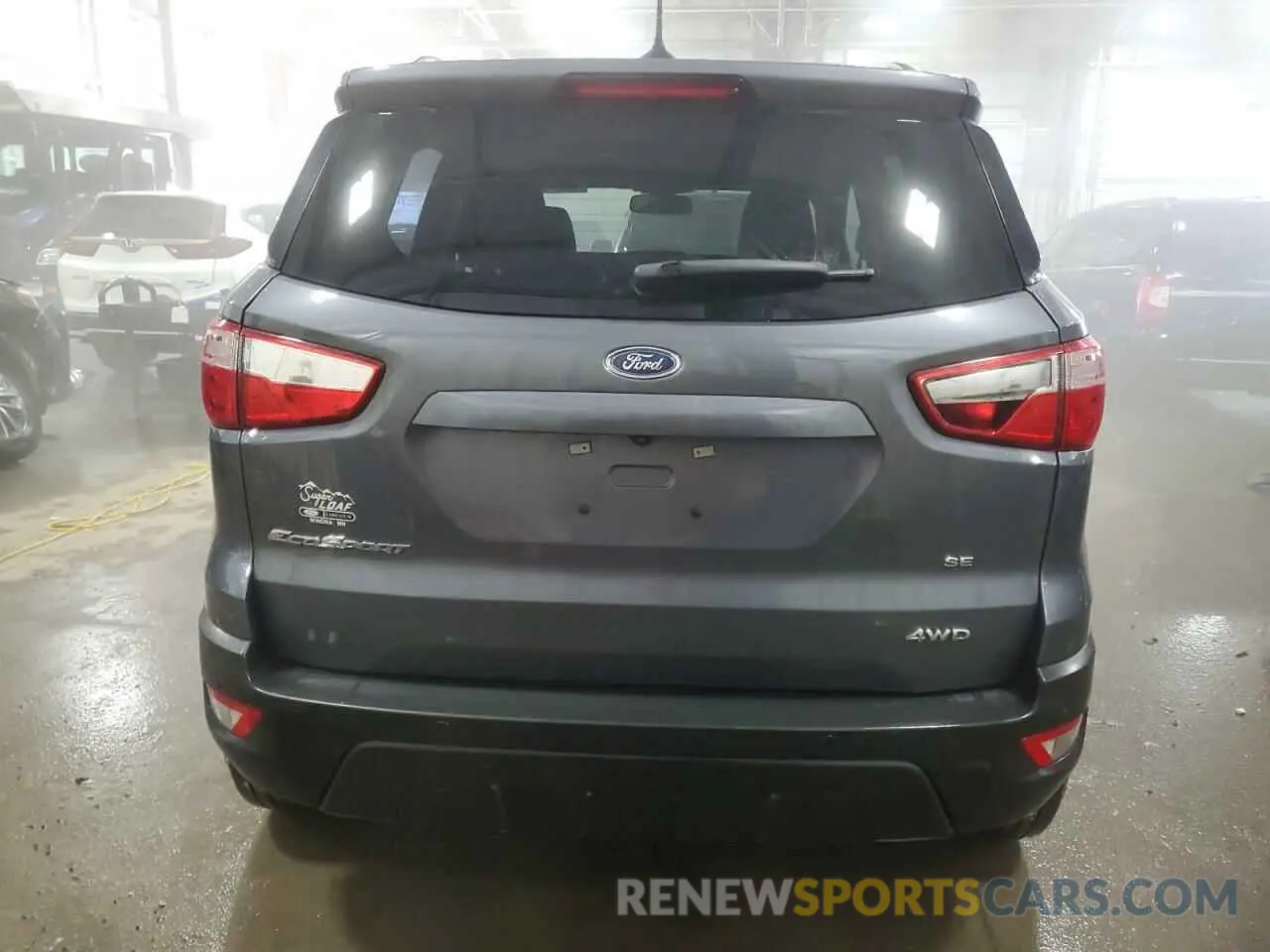 6 fotografías del automóvil dañado MAJ6S3GL7LC316509 FORD ECOSPORT 2020