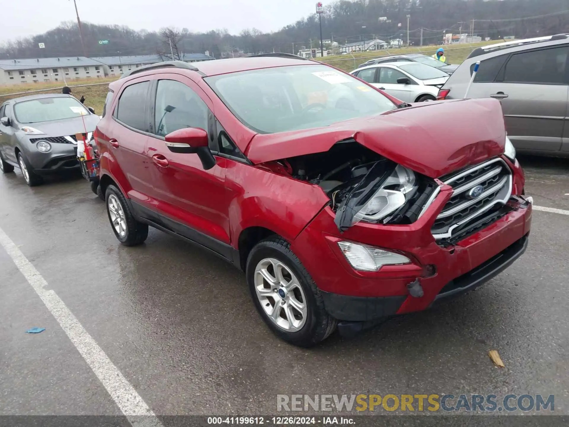 1 fotografías del automóvil dañado MAJ6S3GL7LC336128 FORD ECOSPORT 2020