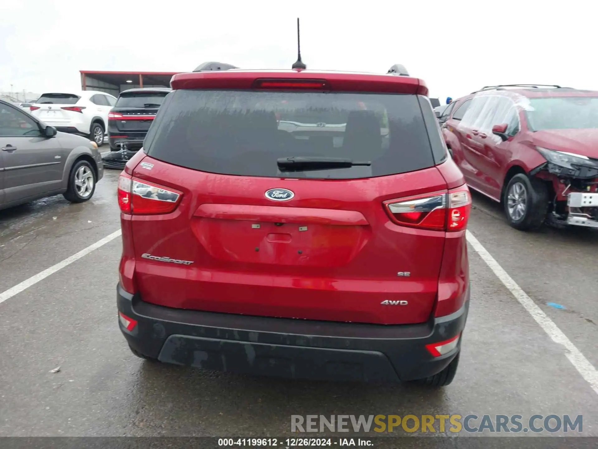 17 fotografías del automóvil dañado MAJ6S3GL7LC336128 FORD ECOSPORT 2020