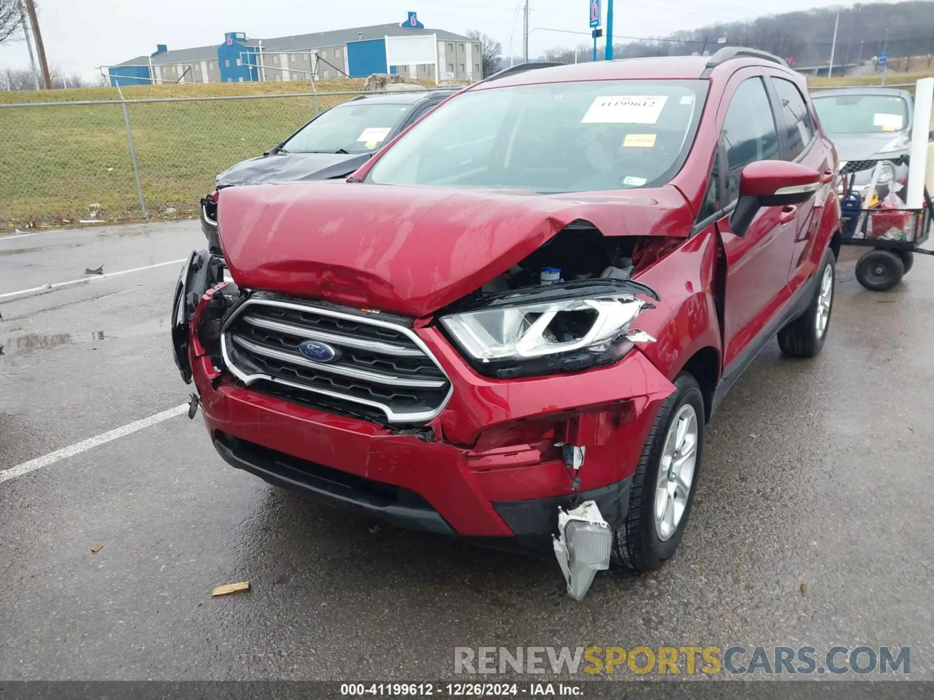 6 fotografías del automóvil dañado MAJ6S3GL7LC336128 FORD ECOSPORT 2020