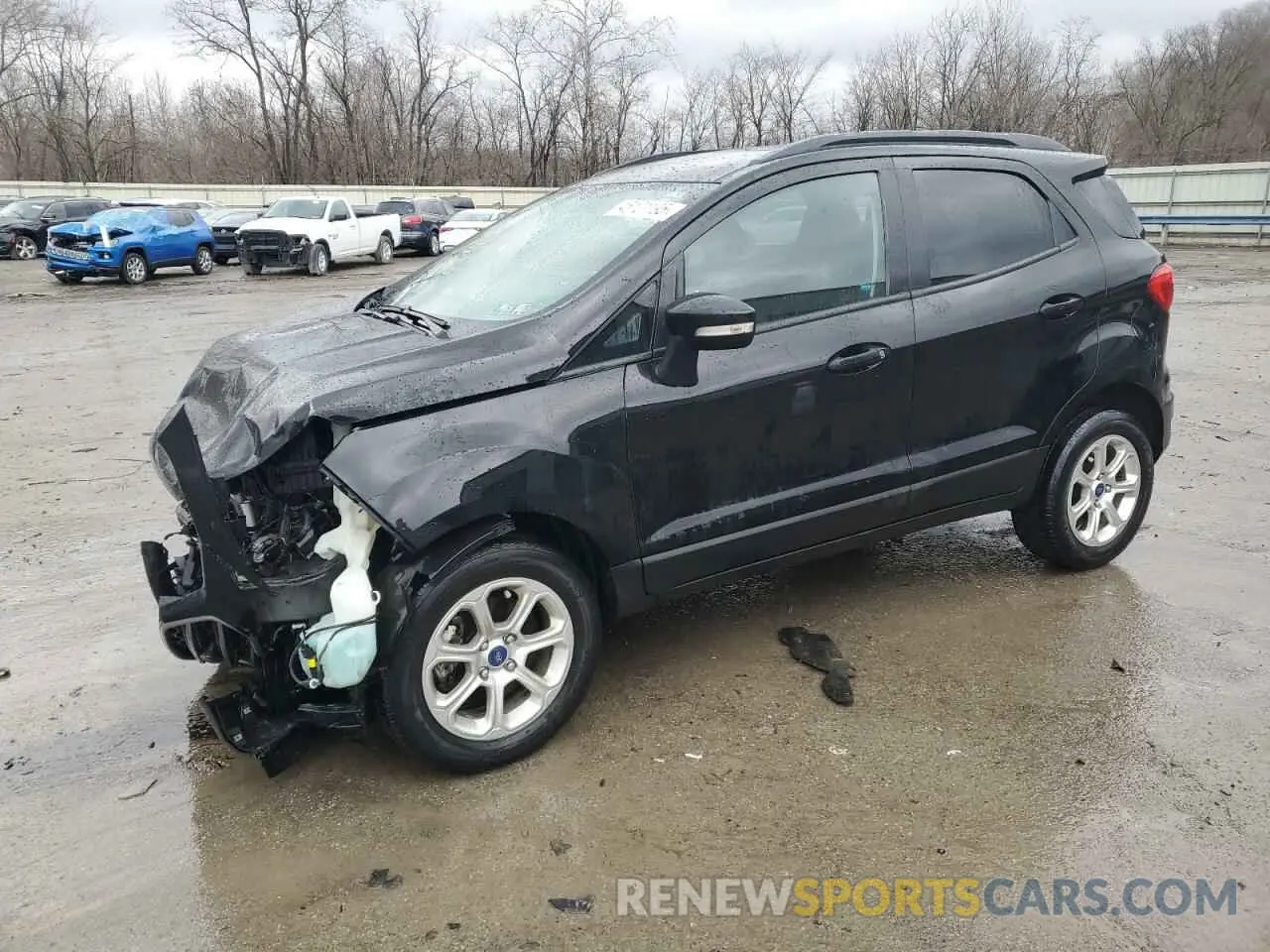 1 fotografías del automóvil dañado MAJ6S3GL8LC313277 FORD ECOSPORT 2020