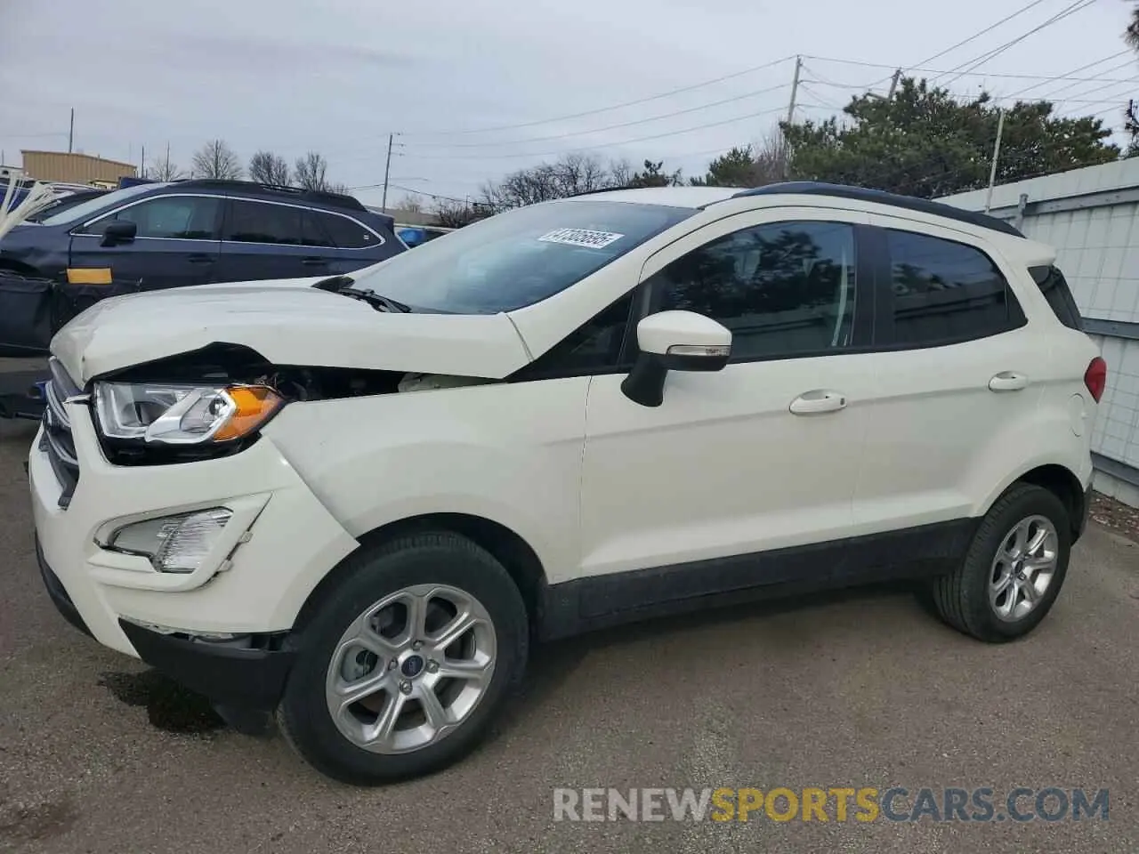 1 fotografías del automóvil dañado MAJ6S3GL9LC329763 FORD ECOSPORT 2020