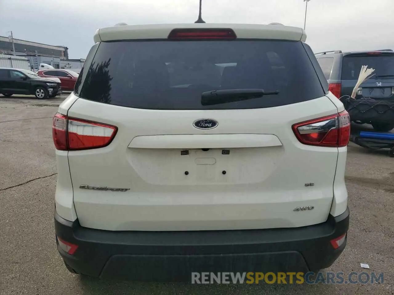 6 fotografías del automóvil dañado MAJ6S3GL9LC329763 FORD ECOSPORT 2020