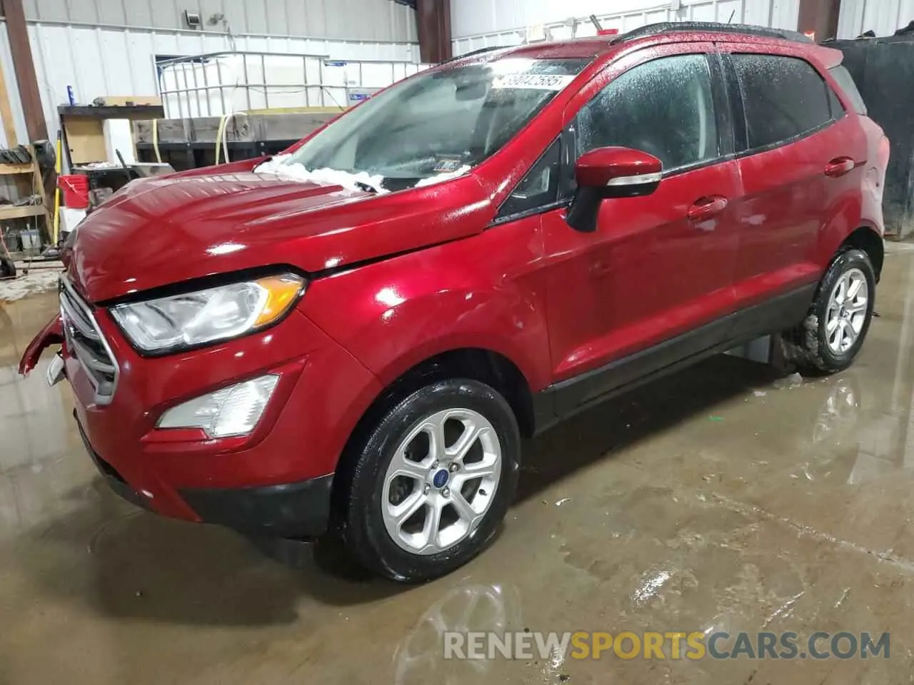 1 fotografías del automóvil dañado MAJ6S3GL9LC352413 FORD ECOSPORT 2020
