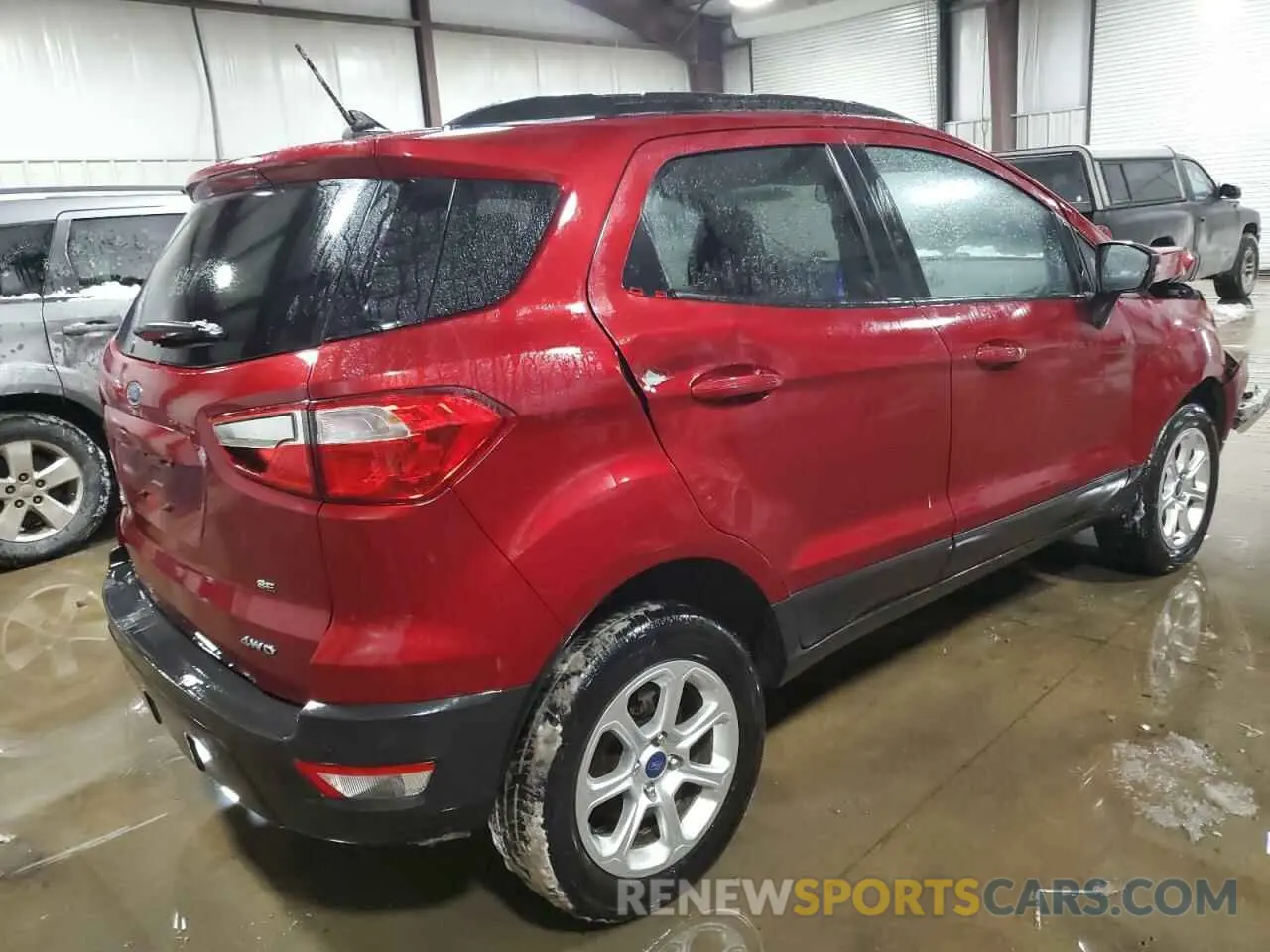 3 fotografías del automóvil dañado MAJ6S3GL9LC352413 FORD ECOSPORT 2020
