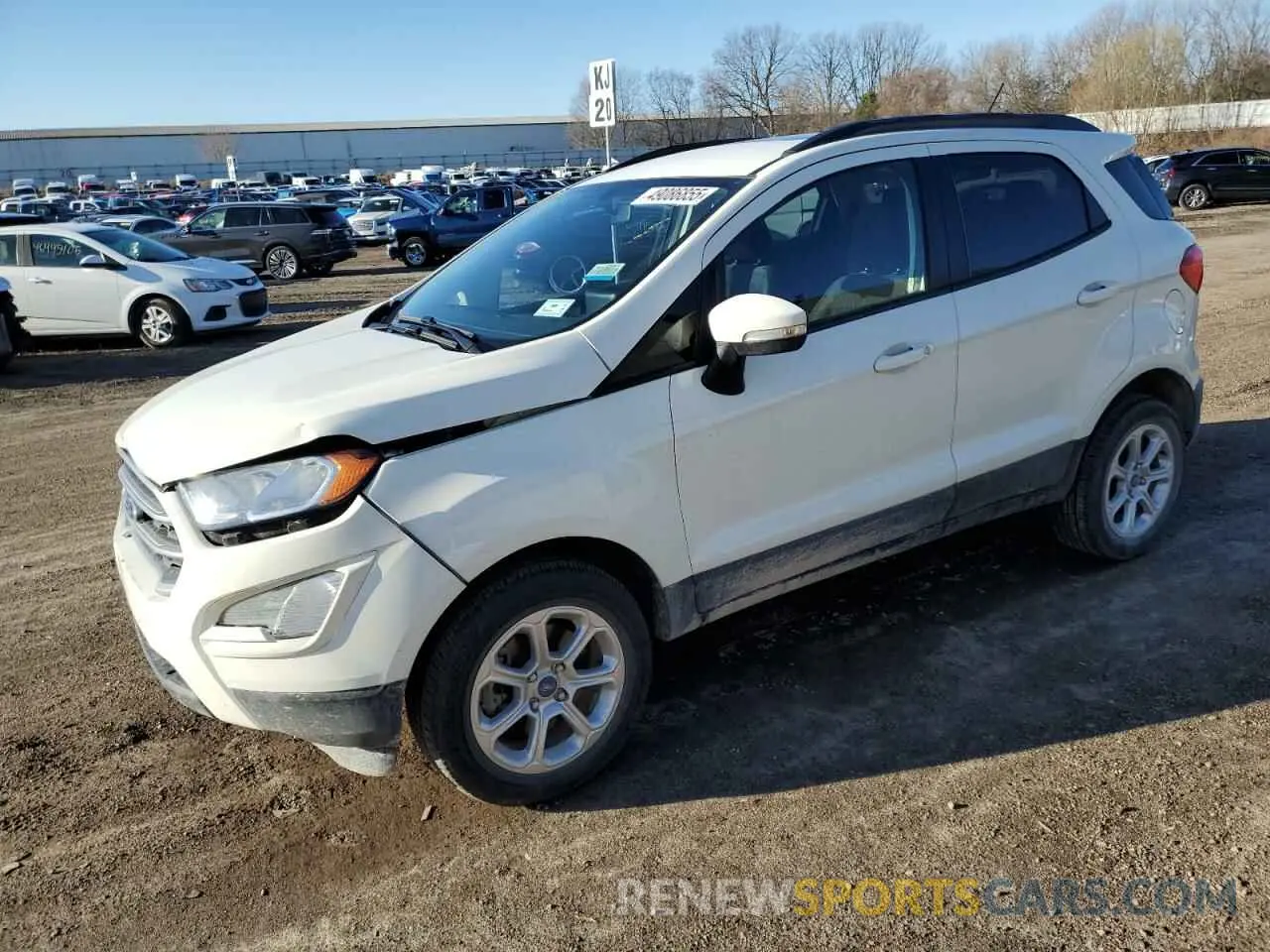 1 fotografías del automóvil dañado MAJ6S3GL9LC352962 FORD ECOSPORT 2020