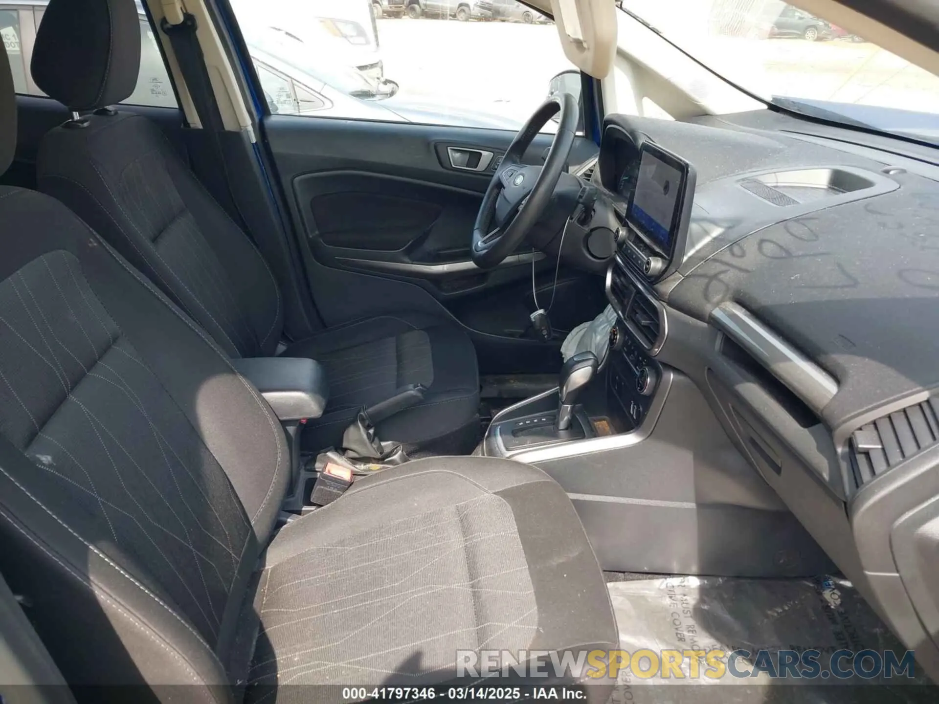 5 fotografías del automóvil dañado MAJ6S3GL9LC391034 FORD ECOSPORT 2020