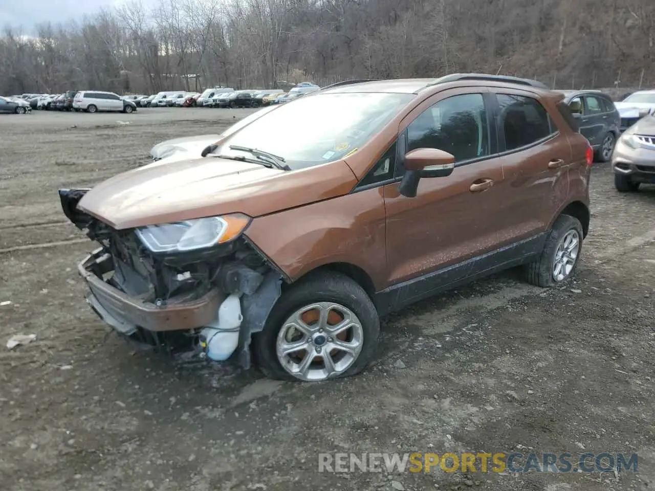 1 fotografías del automóvil dañado MAJ6S3GLXLC317881 FORD ECOSPORT 2020