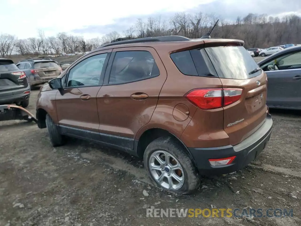 2 fotografías del automóvil dañado MAJ6S3GLXLC317881 FORD ECOSPORT 2020