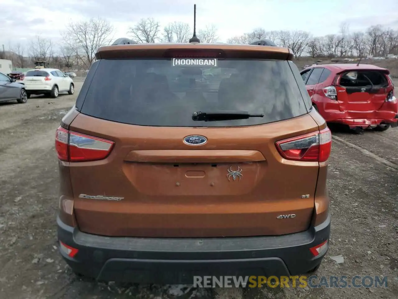 6 fotografías del automóvil dañado MAJ6S3GLXLC317881 FORD ECOSPORT 2020