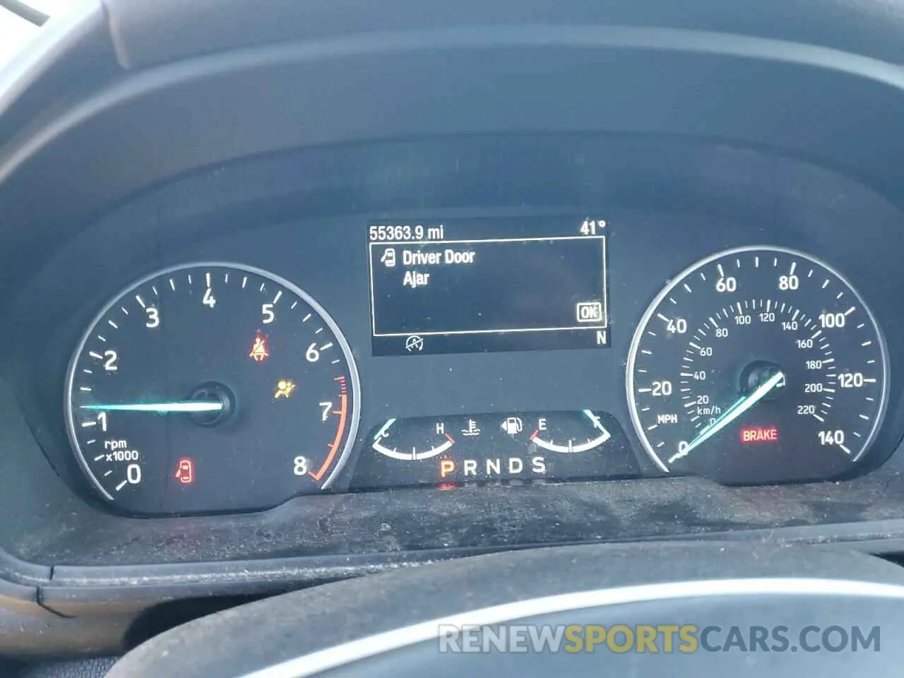 9 fotografías del automóvil dañado MAJ6S3GLXLC341470 FORD ECOSPORT 2020