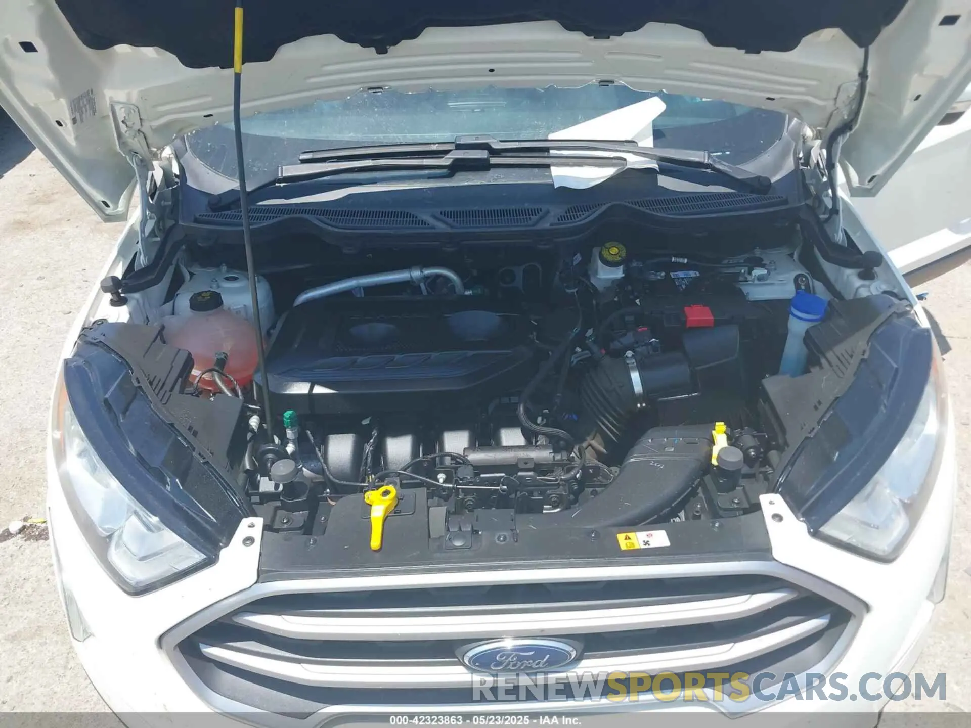 10 fotografías del automóvil dañado MAJ6S3GLXLC344921 FORD ECOSPORT 2020