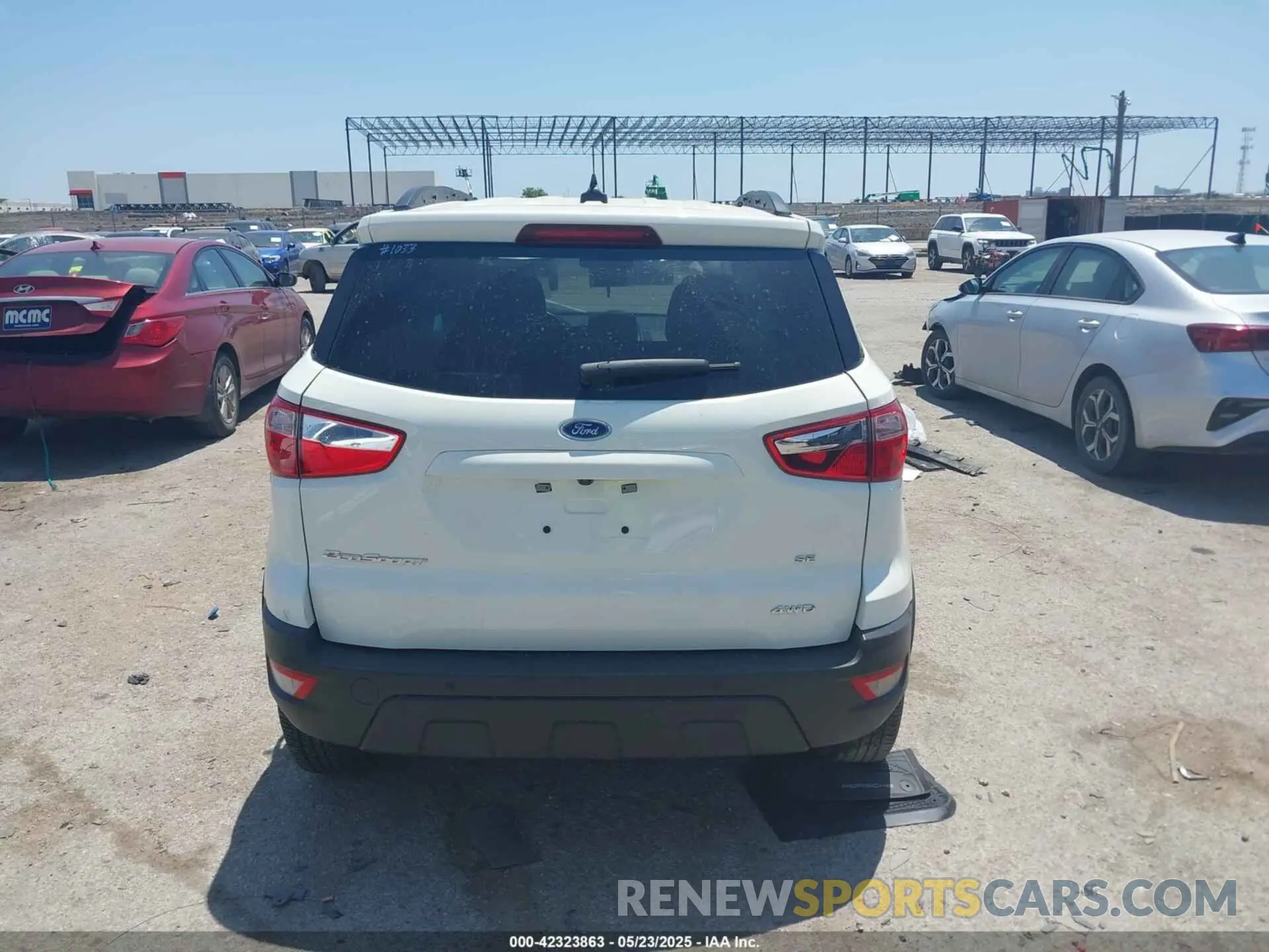 16 fotografías del automóvil dañado MAJ6S3GLXLC344921 FORD ECOSPORT 2020